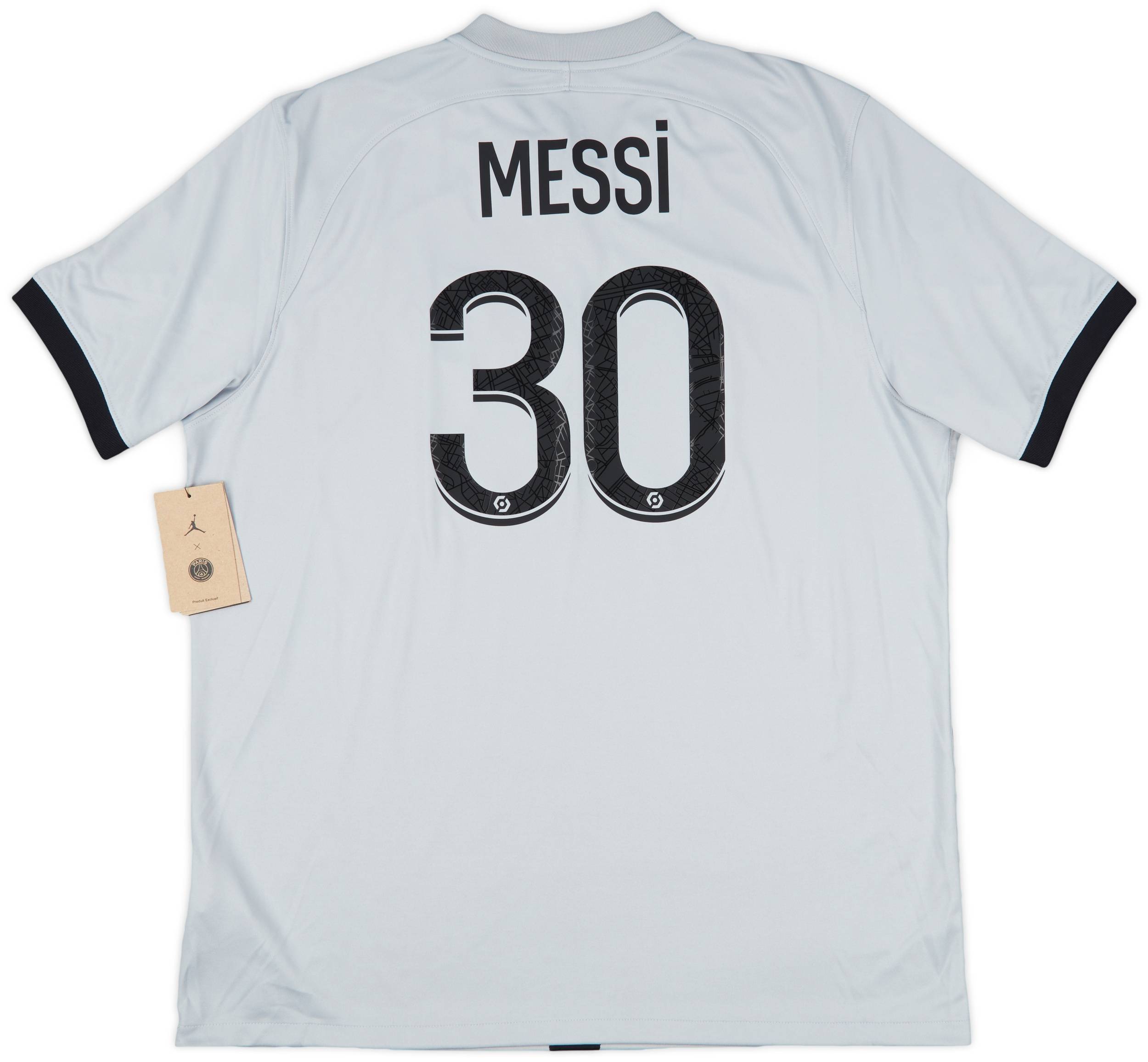 Flocage officiel maillot PSG 21/22 home 30 Messi Ligue des Champions