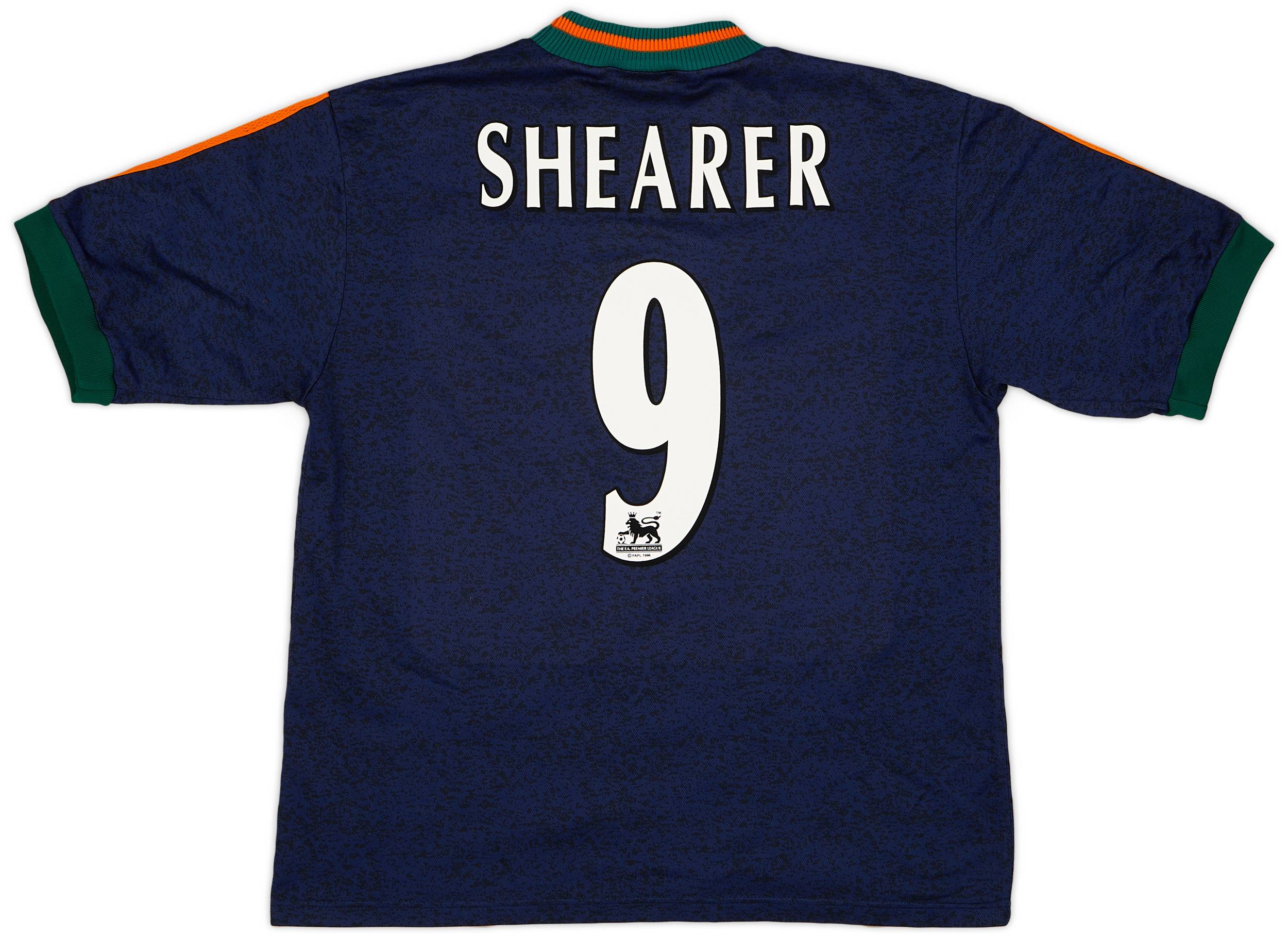 1997-98 Newcastle Away Shirt Shearer #9 - 8/10 - (L)