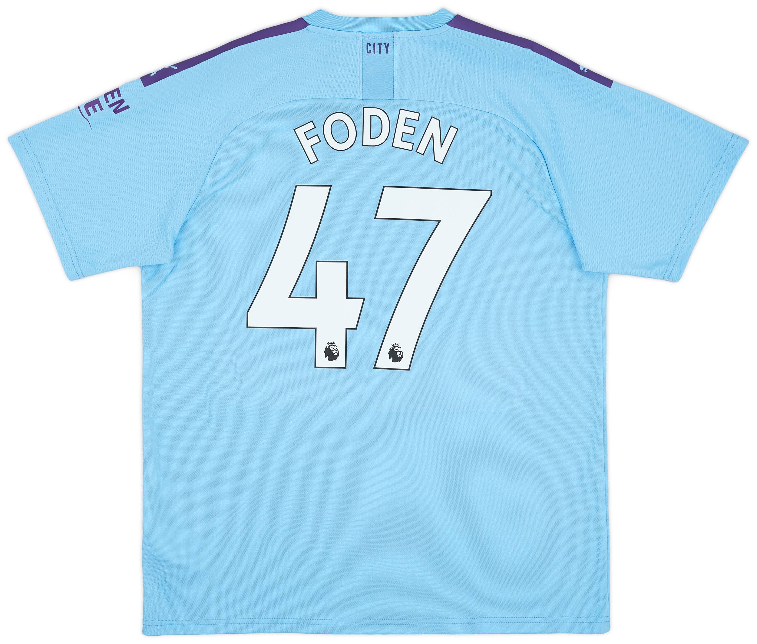 2019-20 Manchester City Home Shirt Foden #47 (XL)