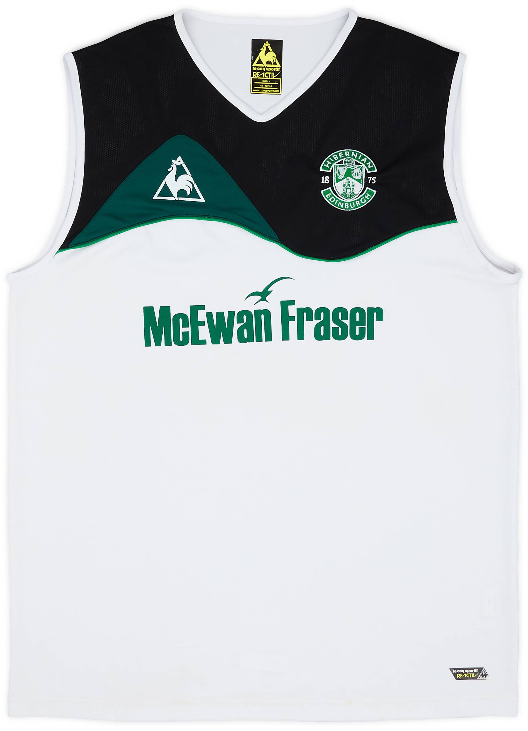 2009-10 Hibernian Le Coq Sportif Training Vest - 6/10 - (L)