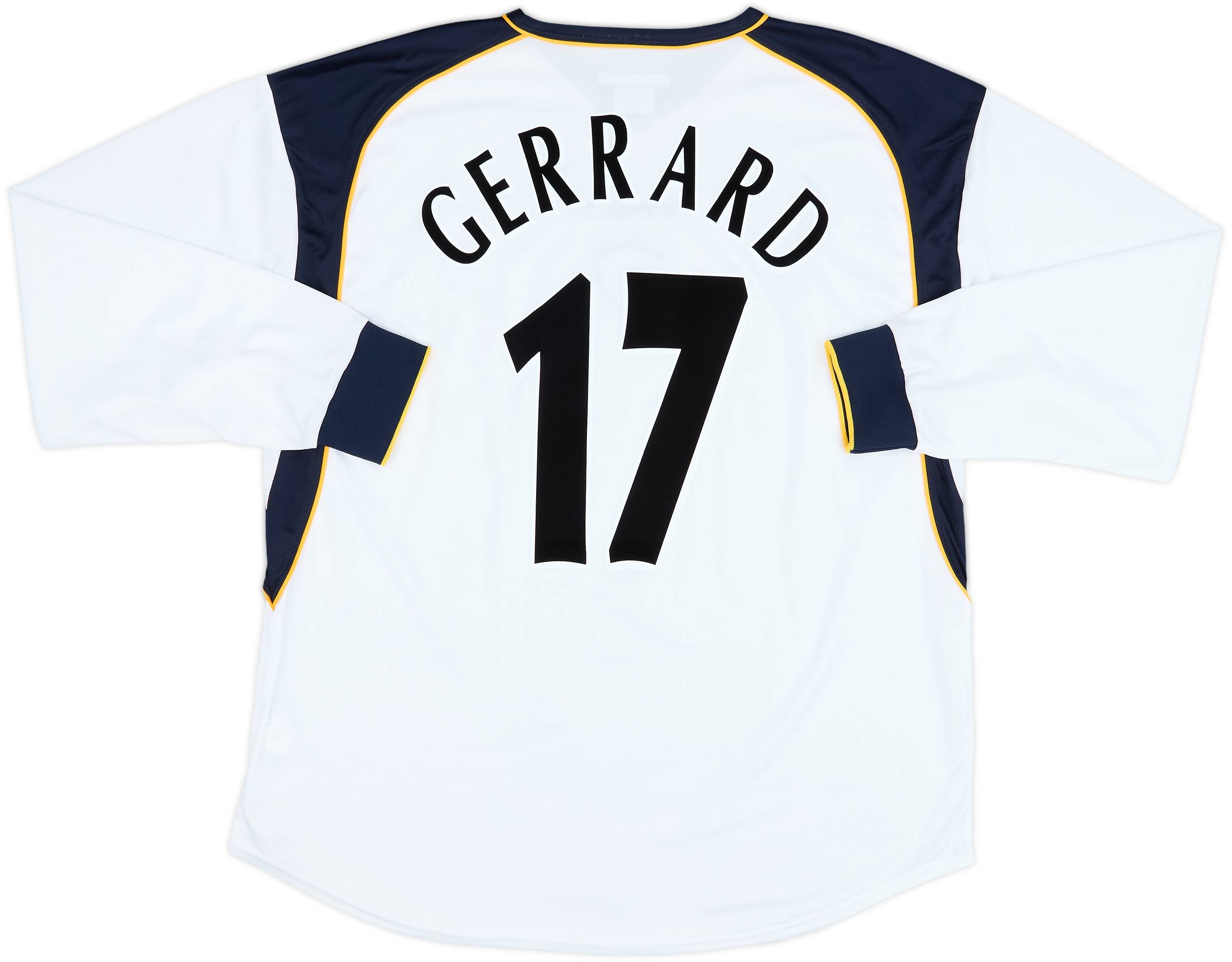 2001-03 Liverpool Away Shirt Gerrard #17