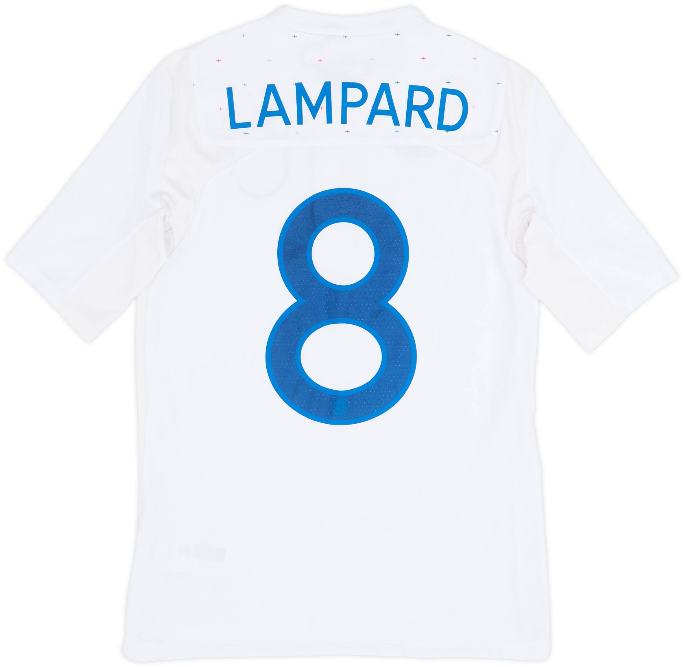 2010-11 England Home Shirt Lampard #8