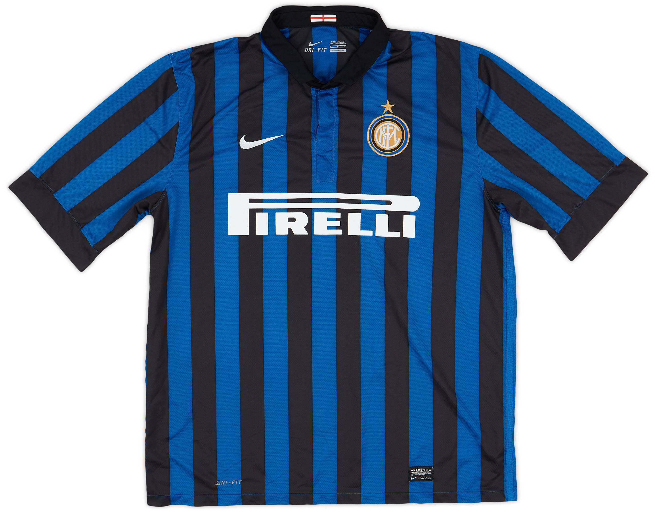 201112 Inter Milan Home Shirt 7/10 (XL)