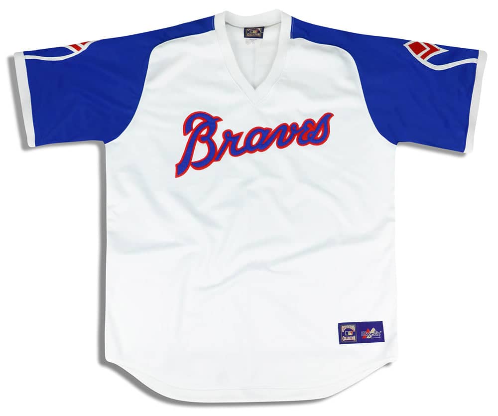 197275 Atlanta Braves Majestic Cooperstown Collection Jersey (Home) XXL