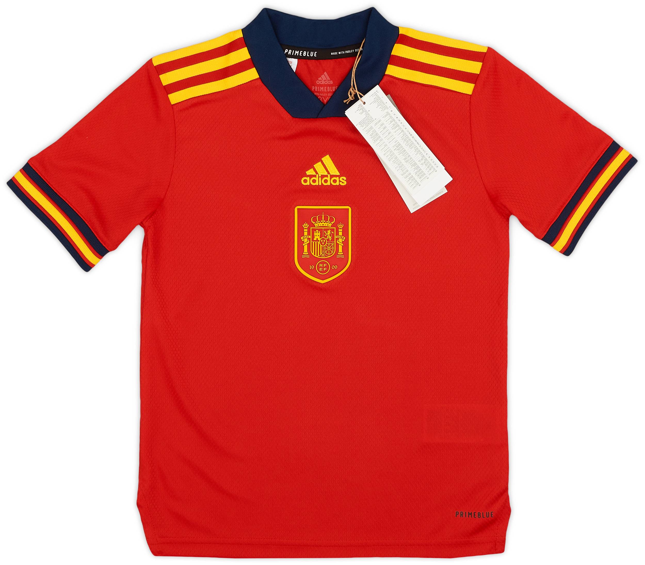 2021-22 Spain Women's Home Shirt - (XS.Kids)