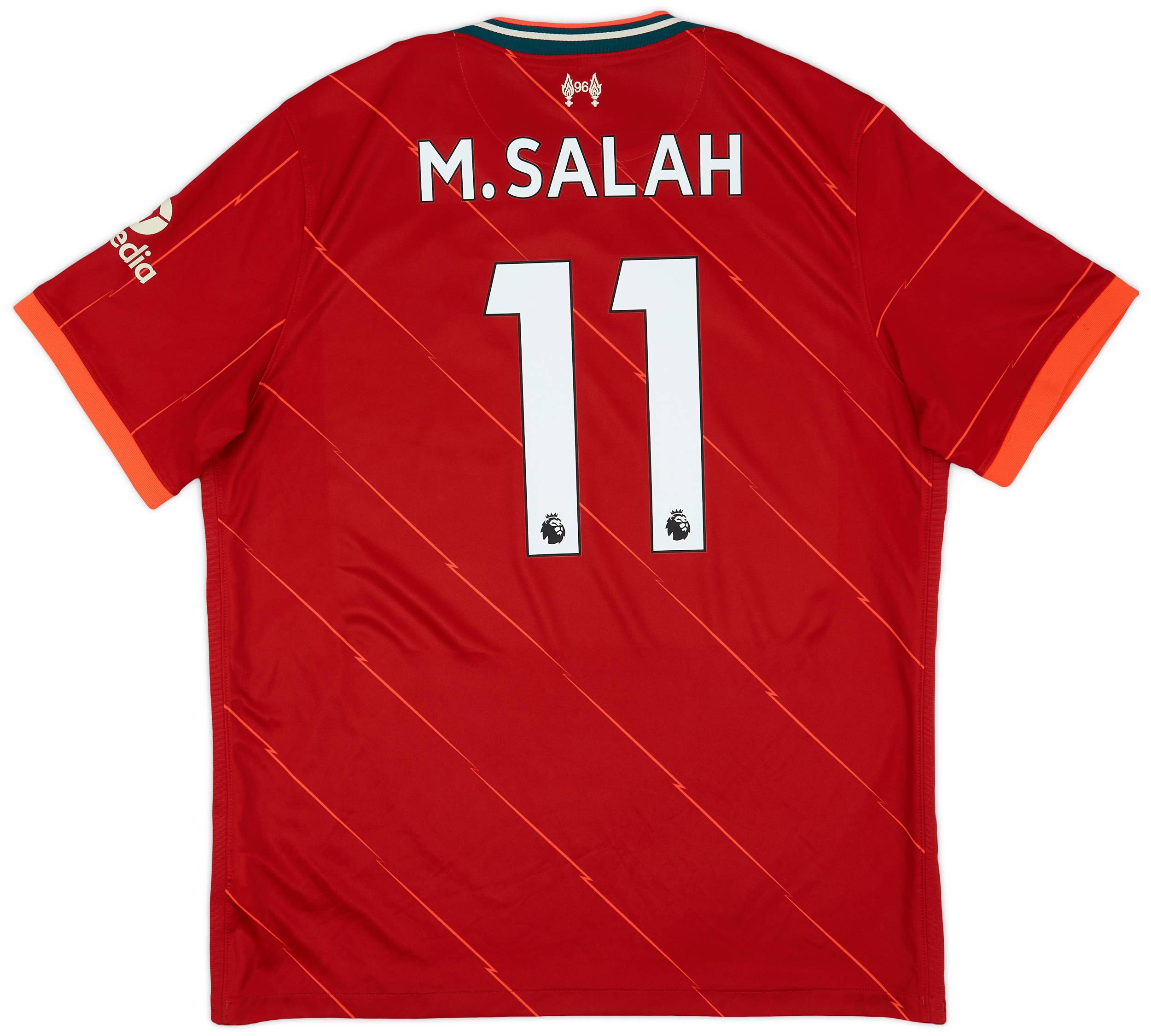 2021-22 Liverpool Home Shirt M.Salah #11 - 9/10 - (XL)
