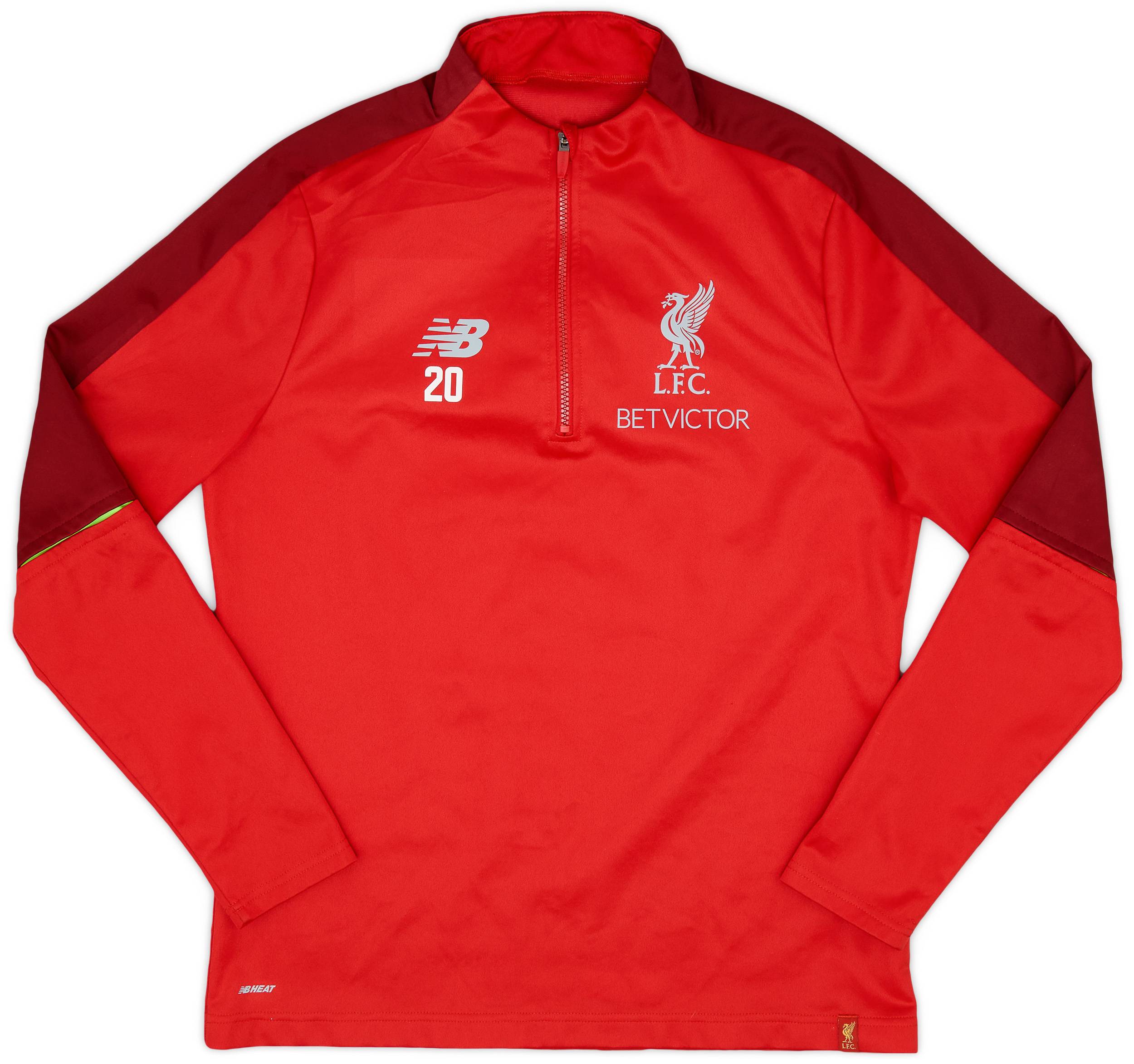 201819 Liverpool New Balance Player Issue 1/4 Zip Training Top 20 9