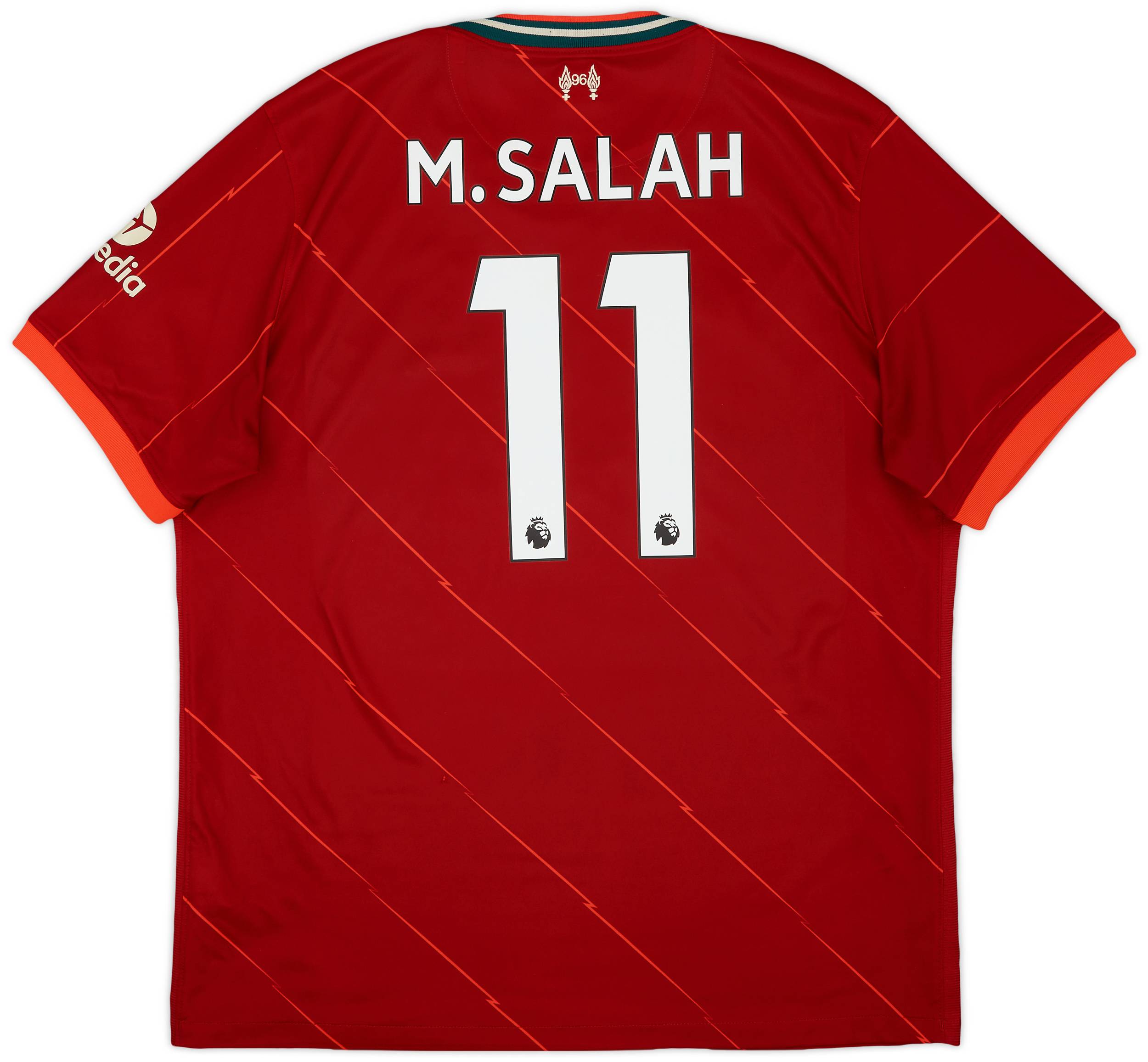 2021-22 Liverpool Home Shirt M.Salah #11 - 9/10 - (XL)