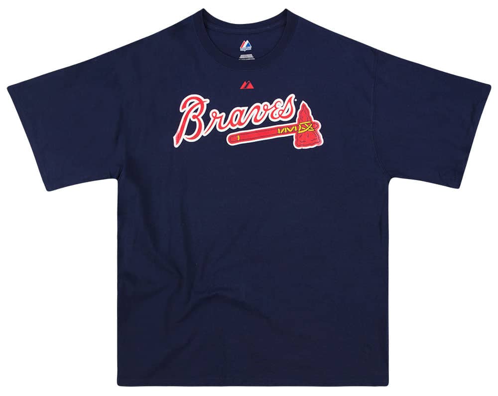 2008 Atlanta Braves Teixeira 24 Majestic Tee XL