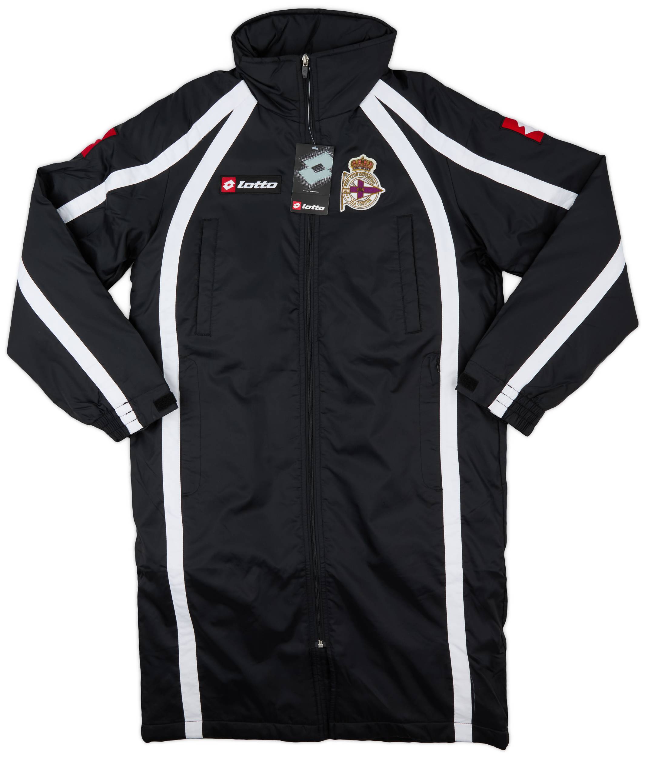 201011 Deportivo Lotto Long Padded Jacket (XXS)