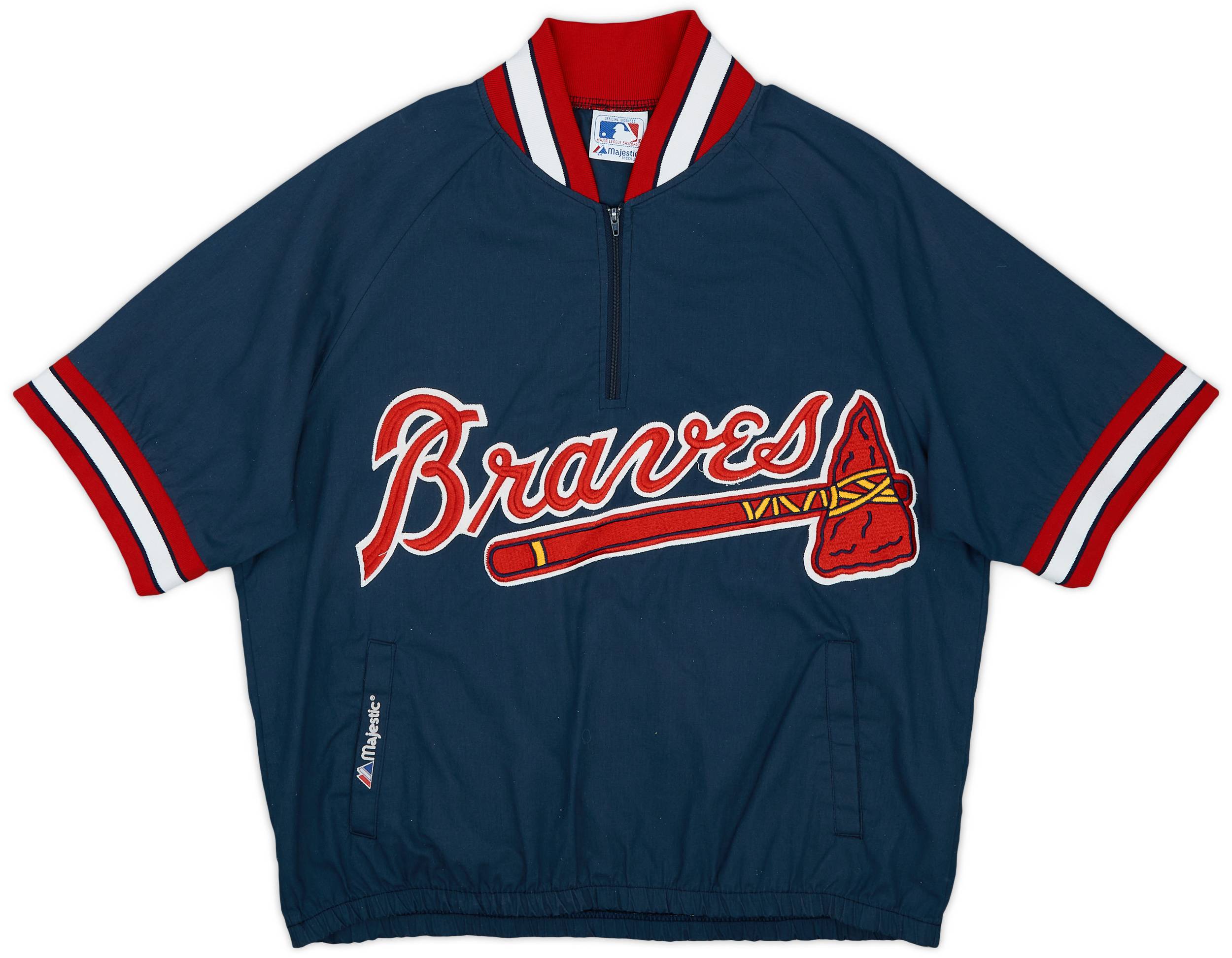 1990s Atlanta Braves Majestic Training Jacket 8/10 (M)