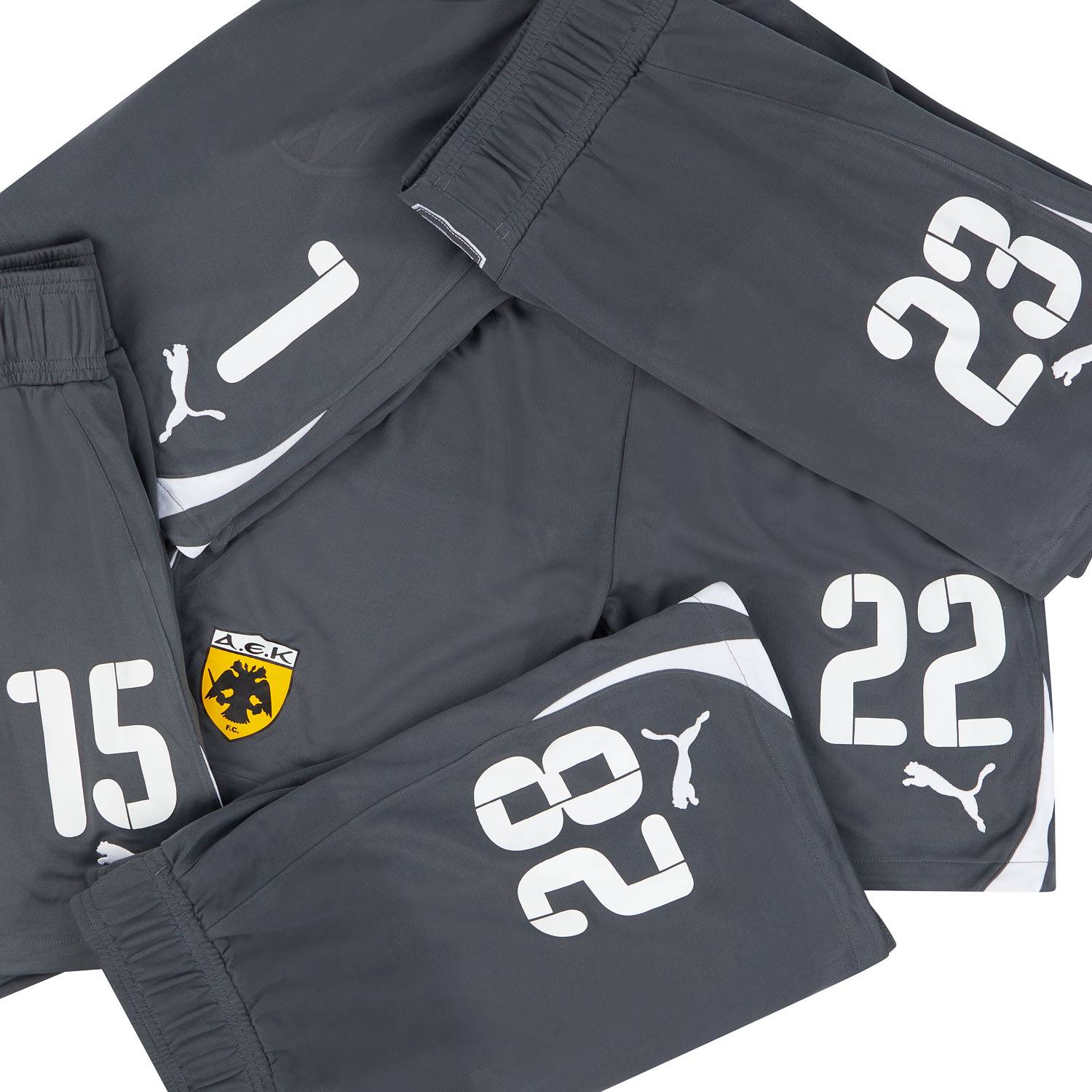 2011-12 AEK Athens Player Issue GK Shorts # (Very Good) S 