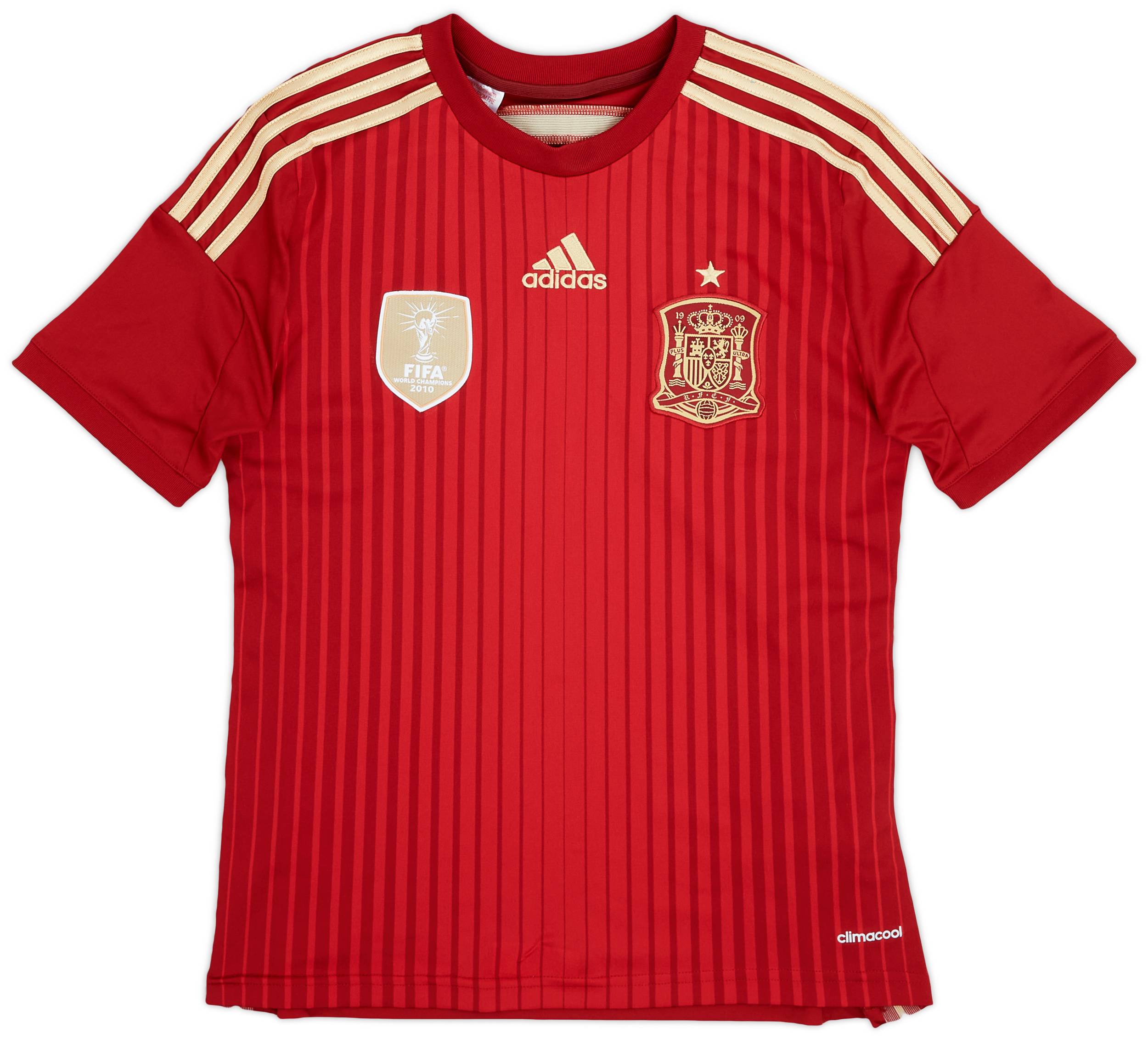 2013-15 Spain Home Shirt - 9/10 - (L.Boys)
