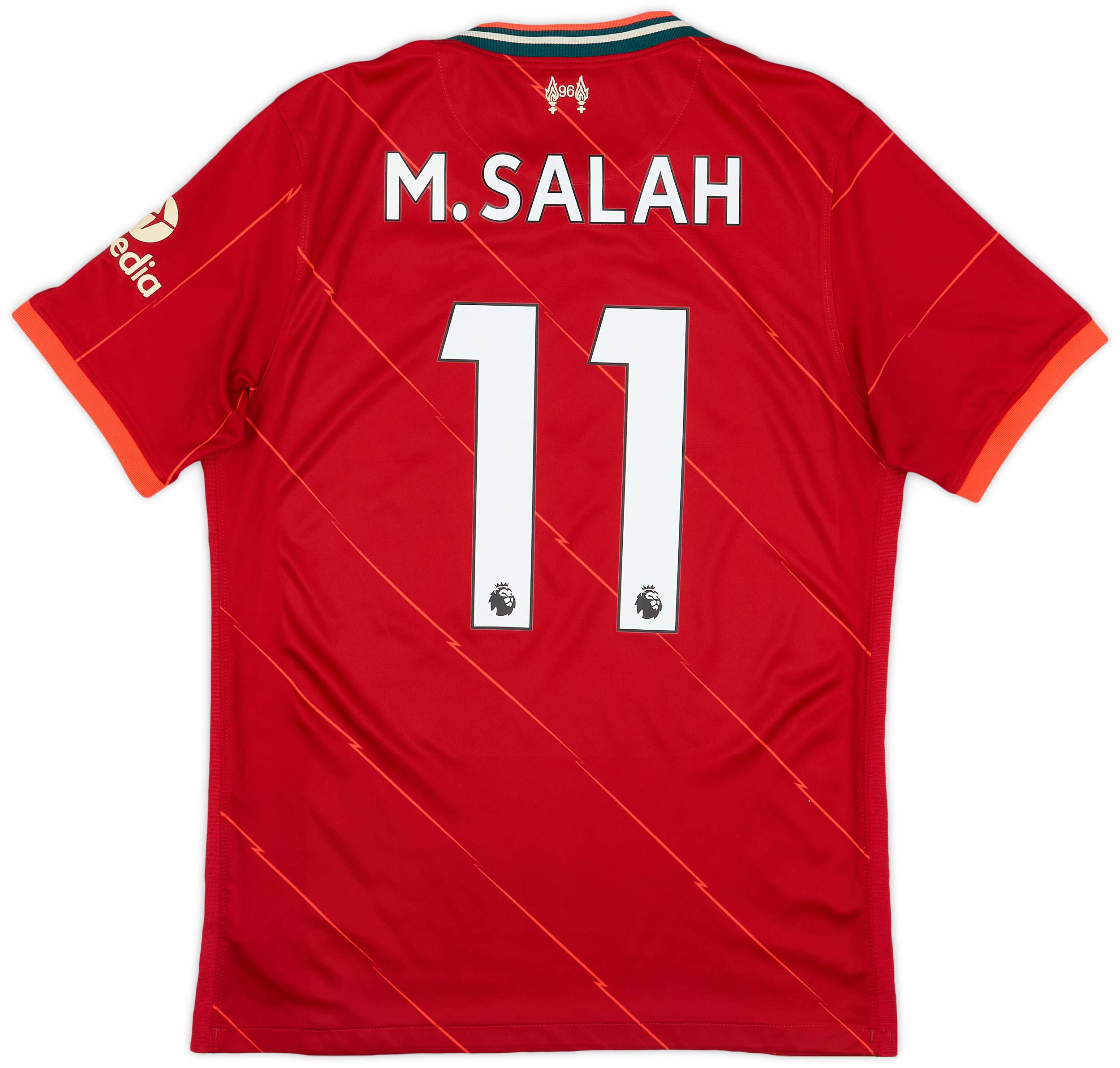 2021-22 Liverpool Home Shirt M.Salah #11 - 7/10 - (M)