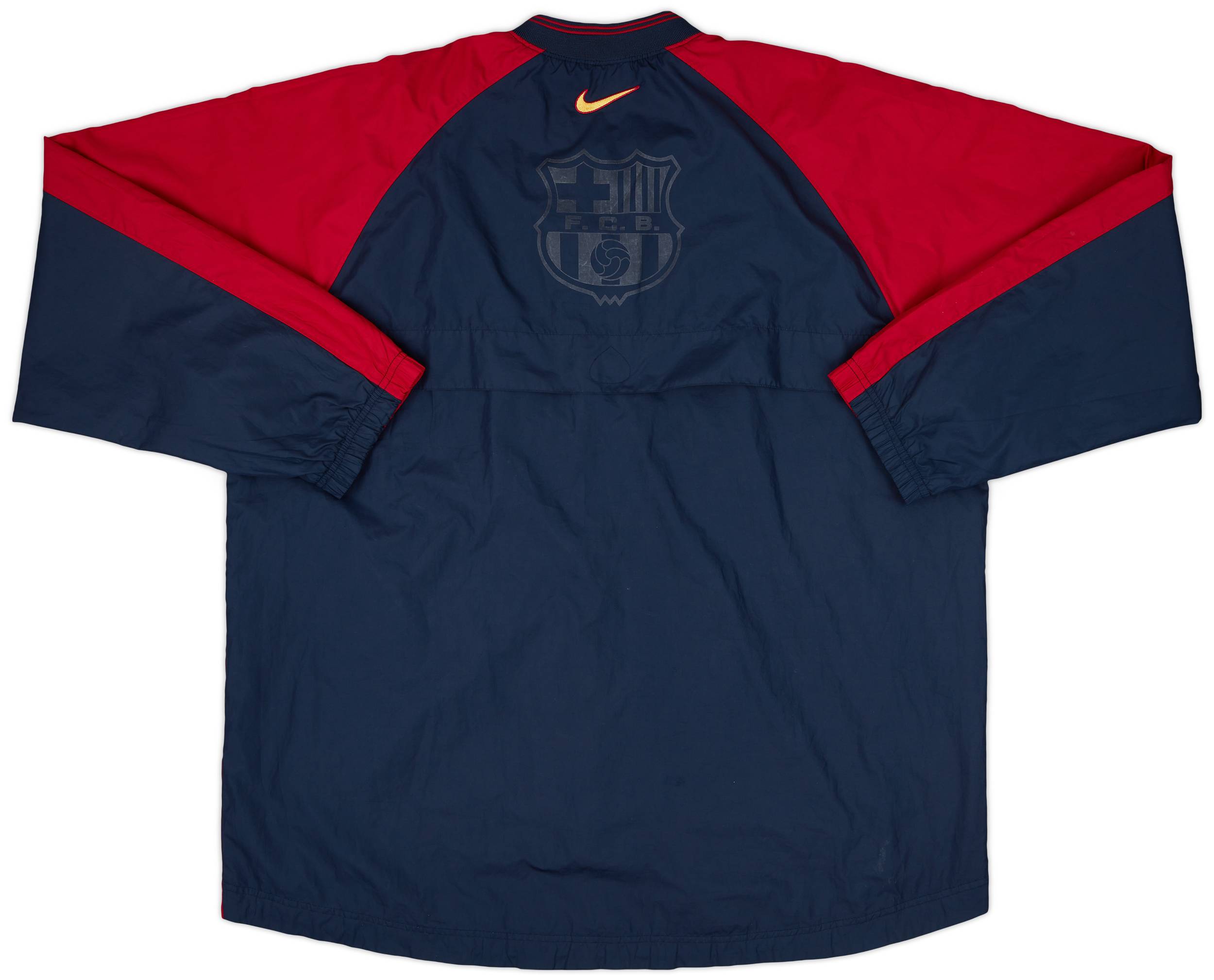 90'S Nike LA LIGA FC BARCELONA Jersey Track Jacket Men's XL Vintage /eaa525351