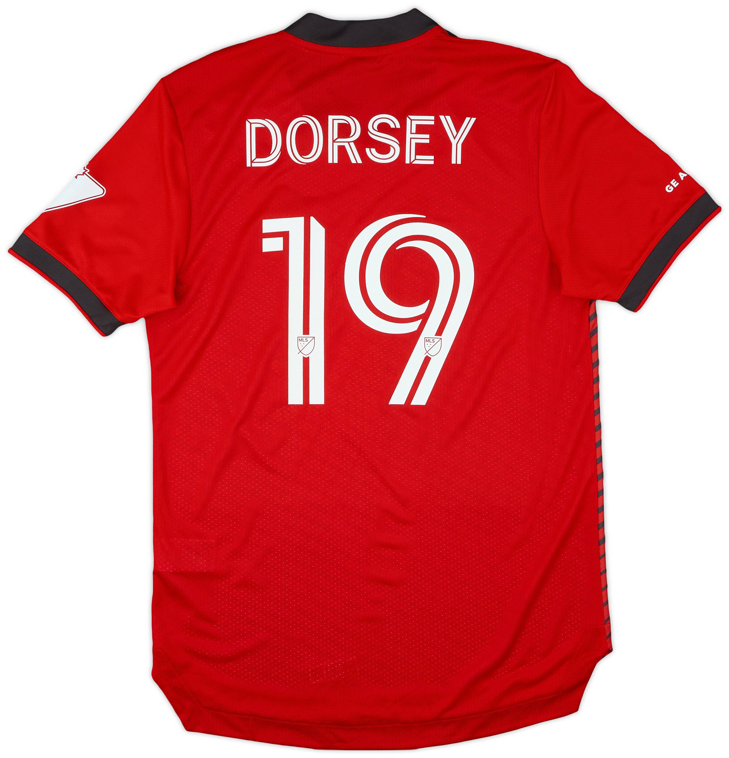 2020 Toronto FC Authentic Home Shirt Dorsey 19 9/10 (M)