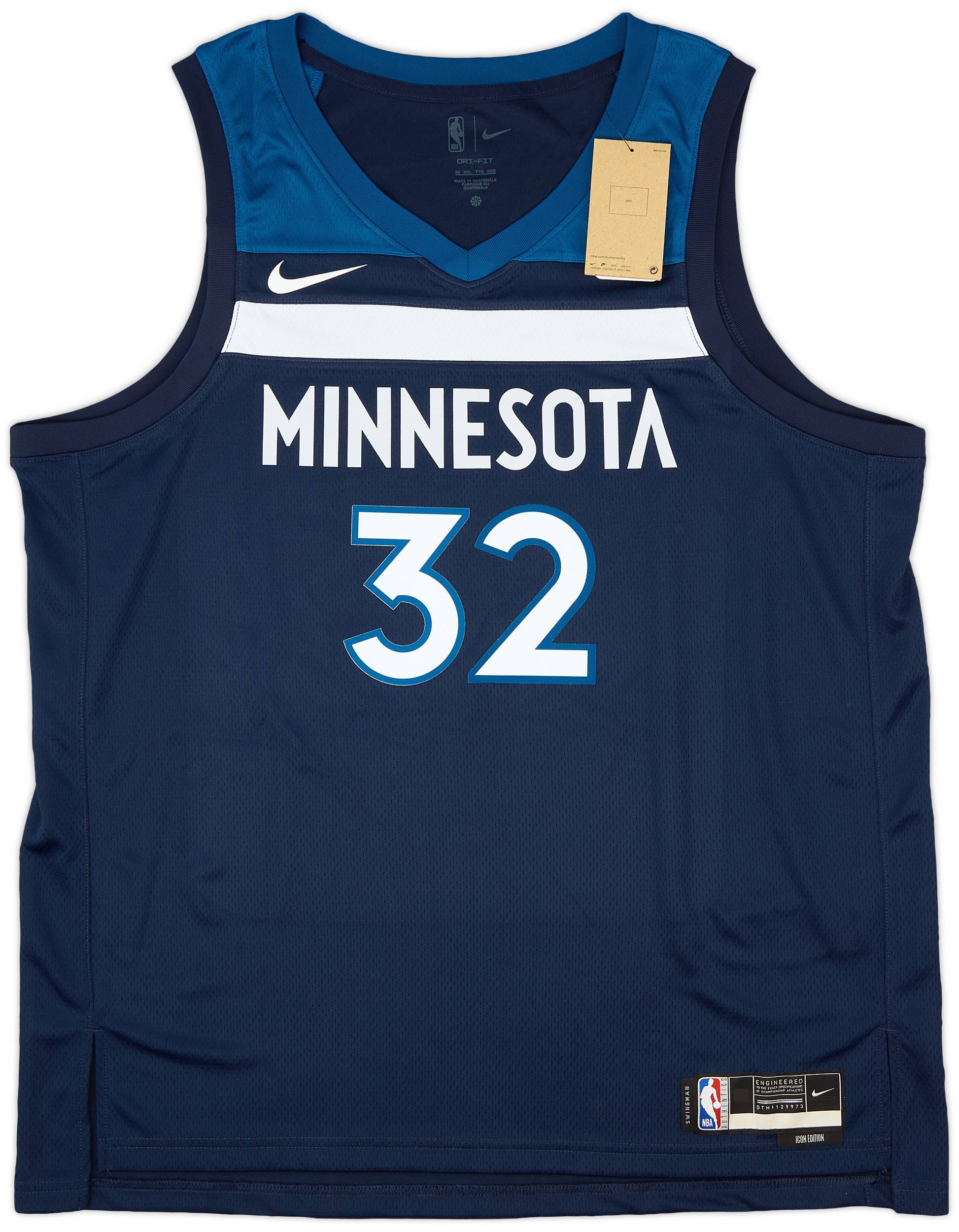 towns timberwolves jersey