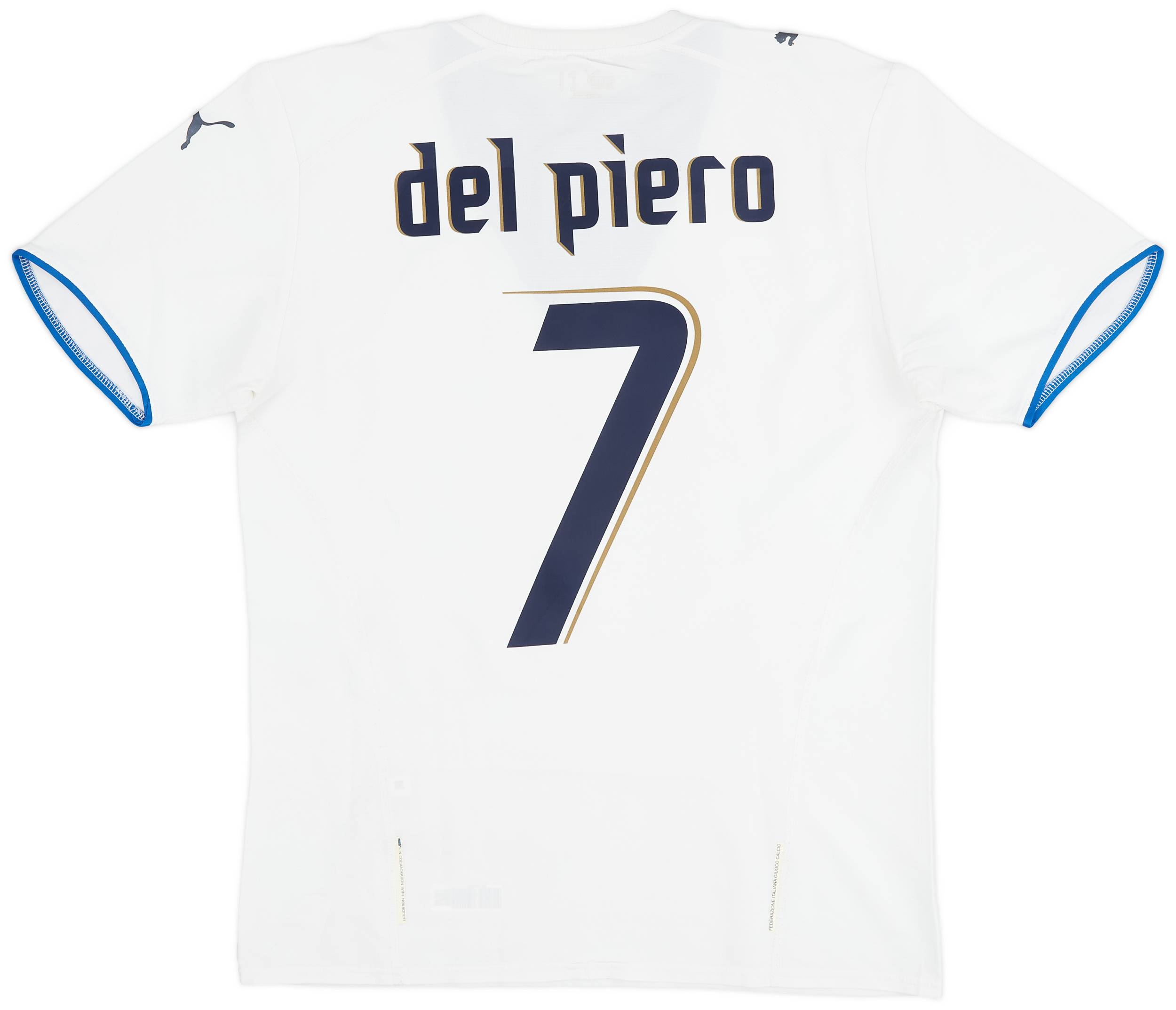 Maillot Italie Euro 2008 Extérieur - Del Piero N°7 (L)