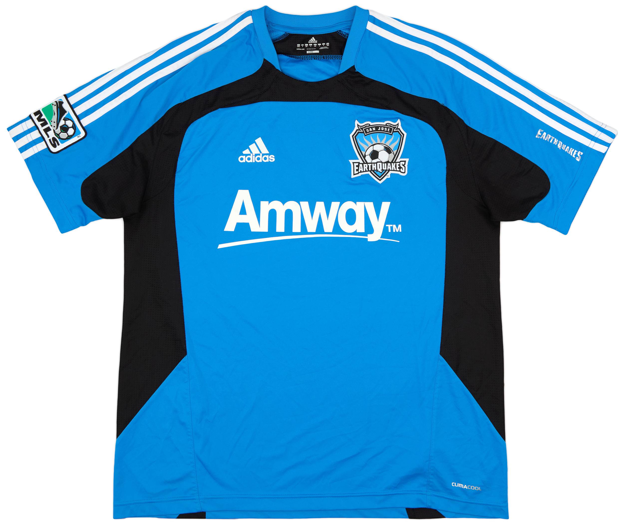 2010 San Jose Earthquakes adidas Training Shirt - 9/10 - (M/L)