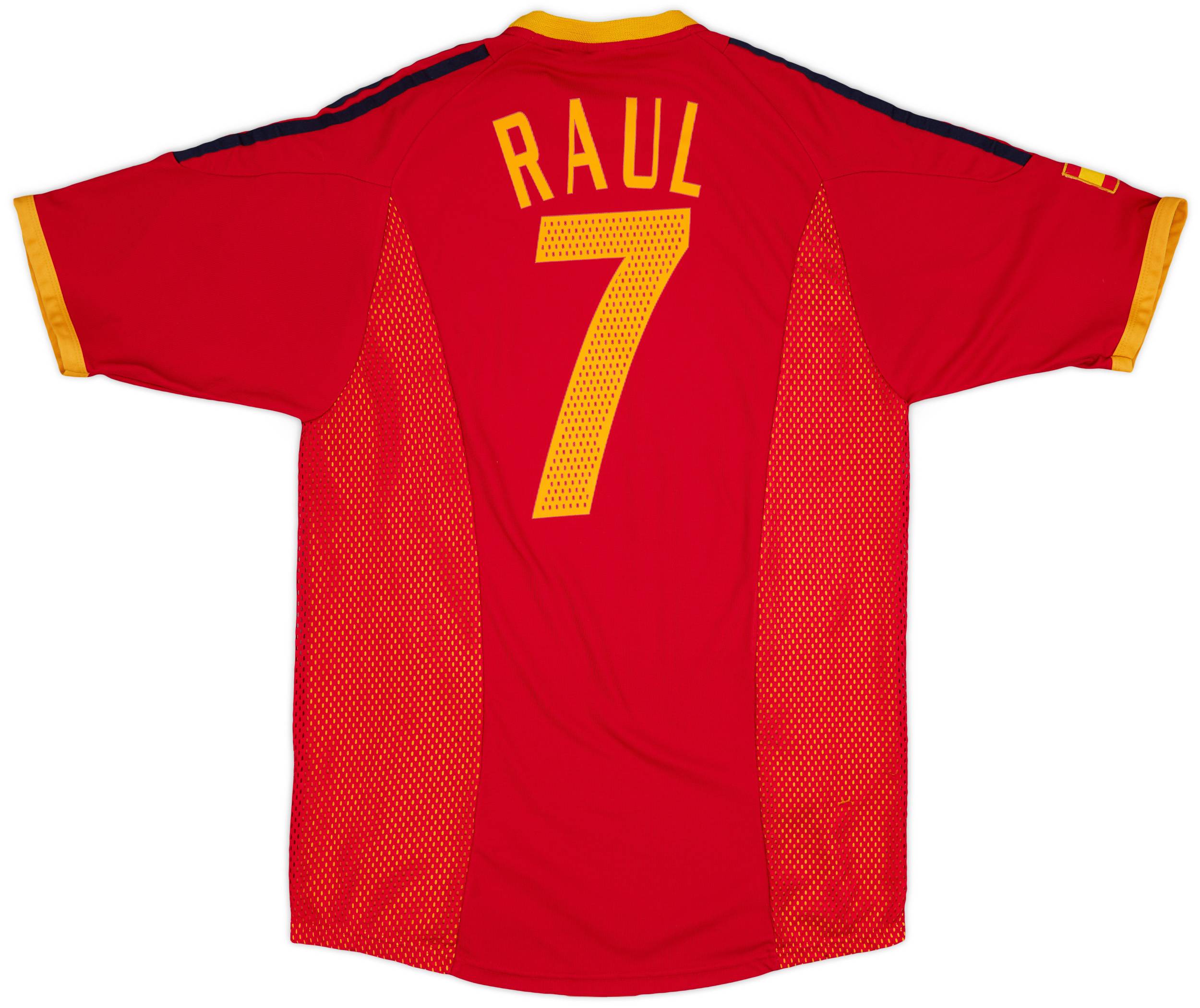 Maillot Espagne Raul #7 - Taille XL - Saison 2002-2004 - Très Bon état - Officiel