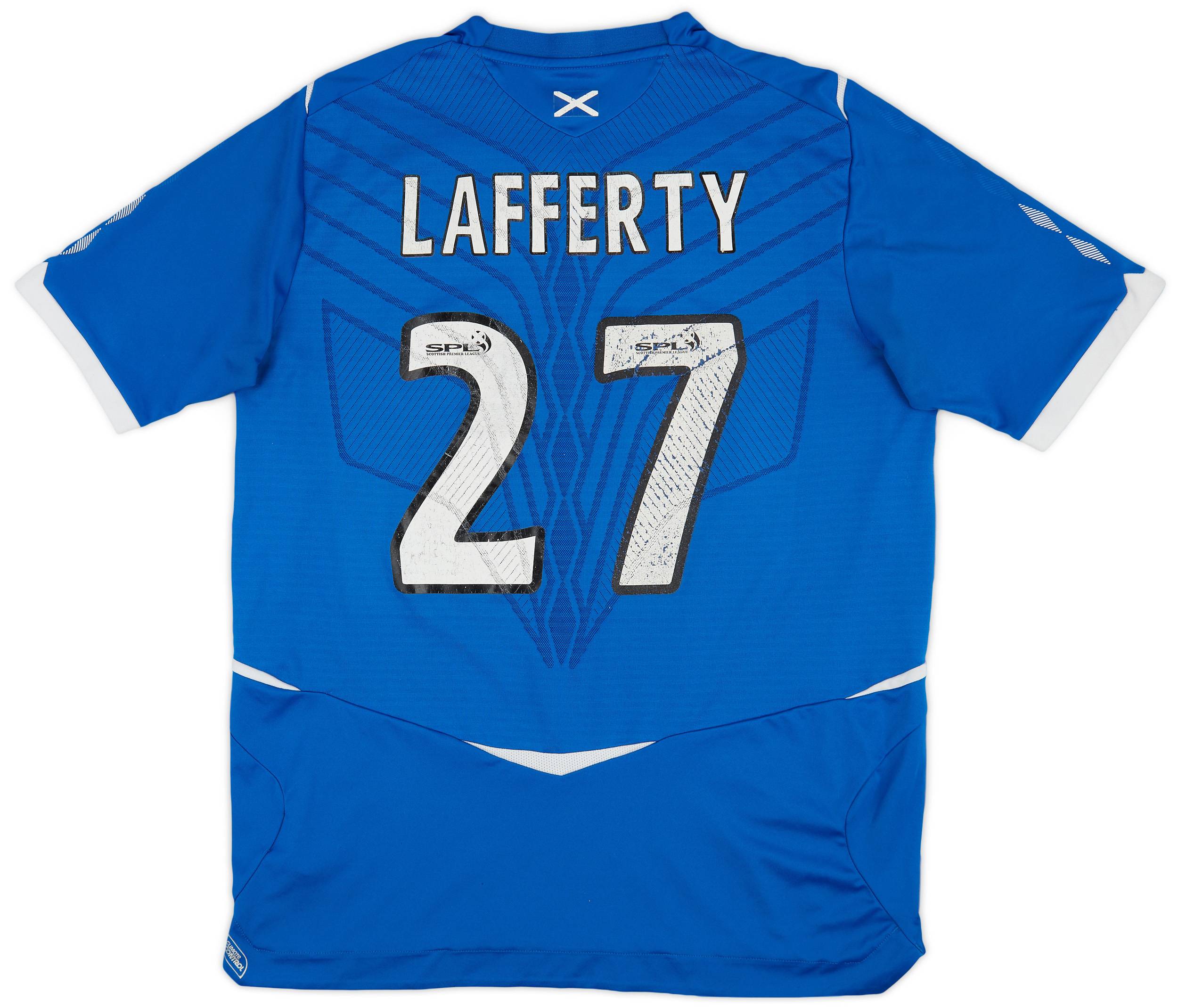 200809 Rangers Home Shirt Lafferty 27 5/10 (L)