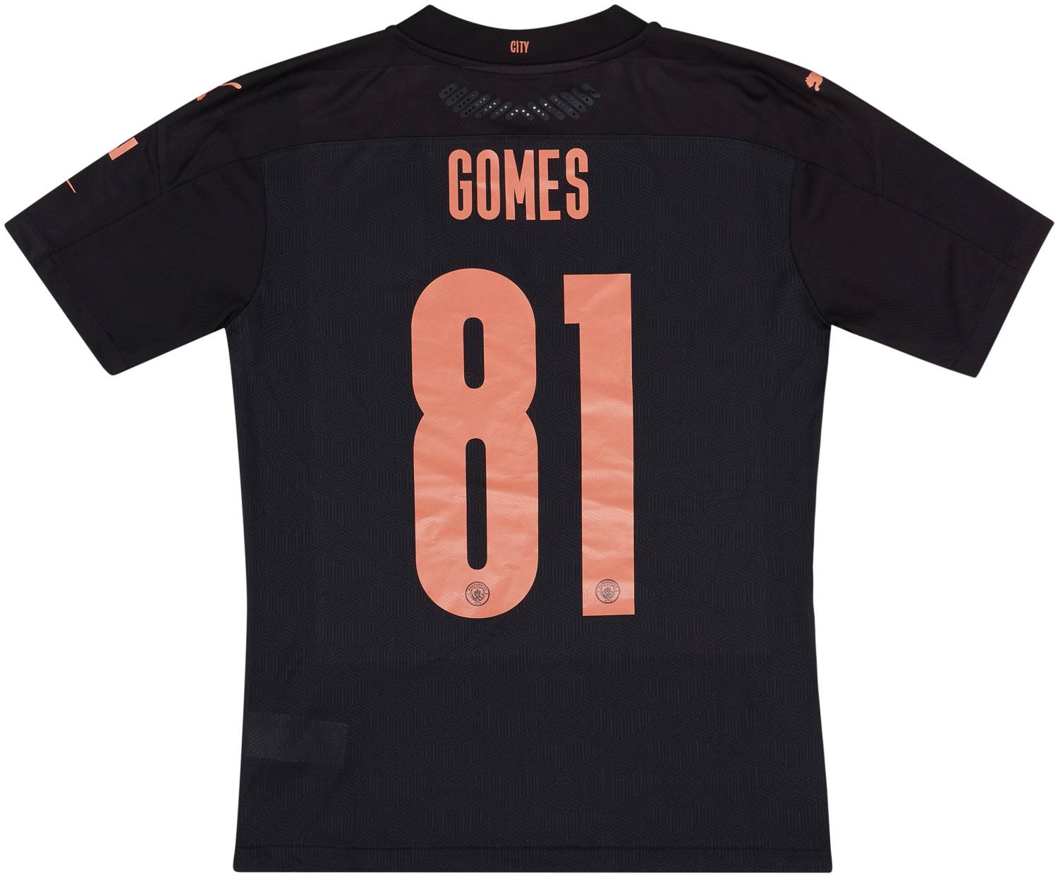 202021 Manchester City Match Issue Away Shirt Gomes 81