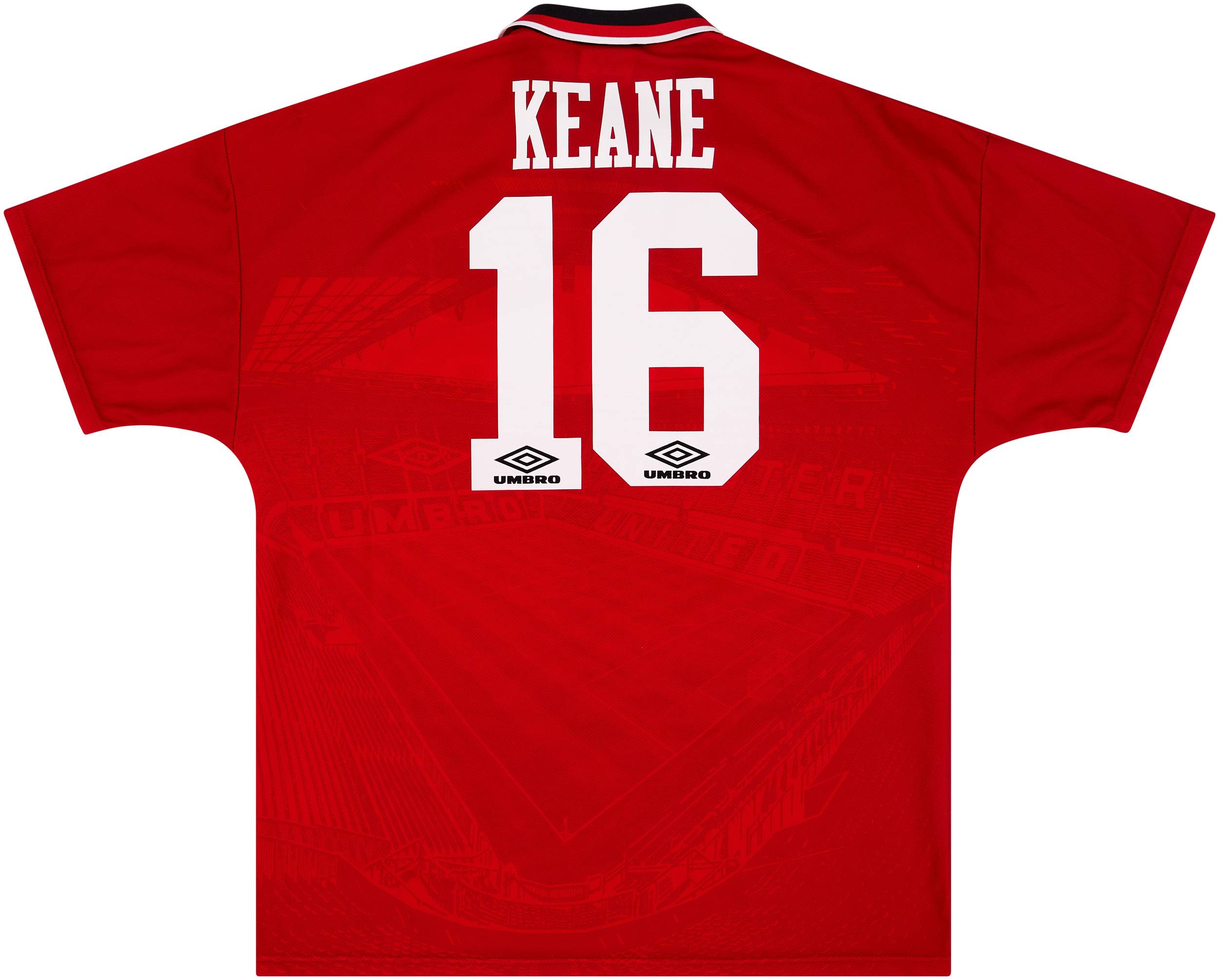 Maillot De Football Signé Roy Keane Manchester United 1994 - Encadré, Avec Certificat D'authenticité