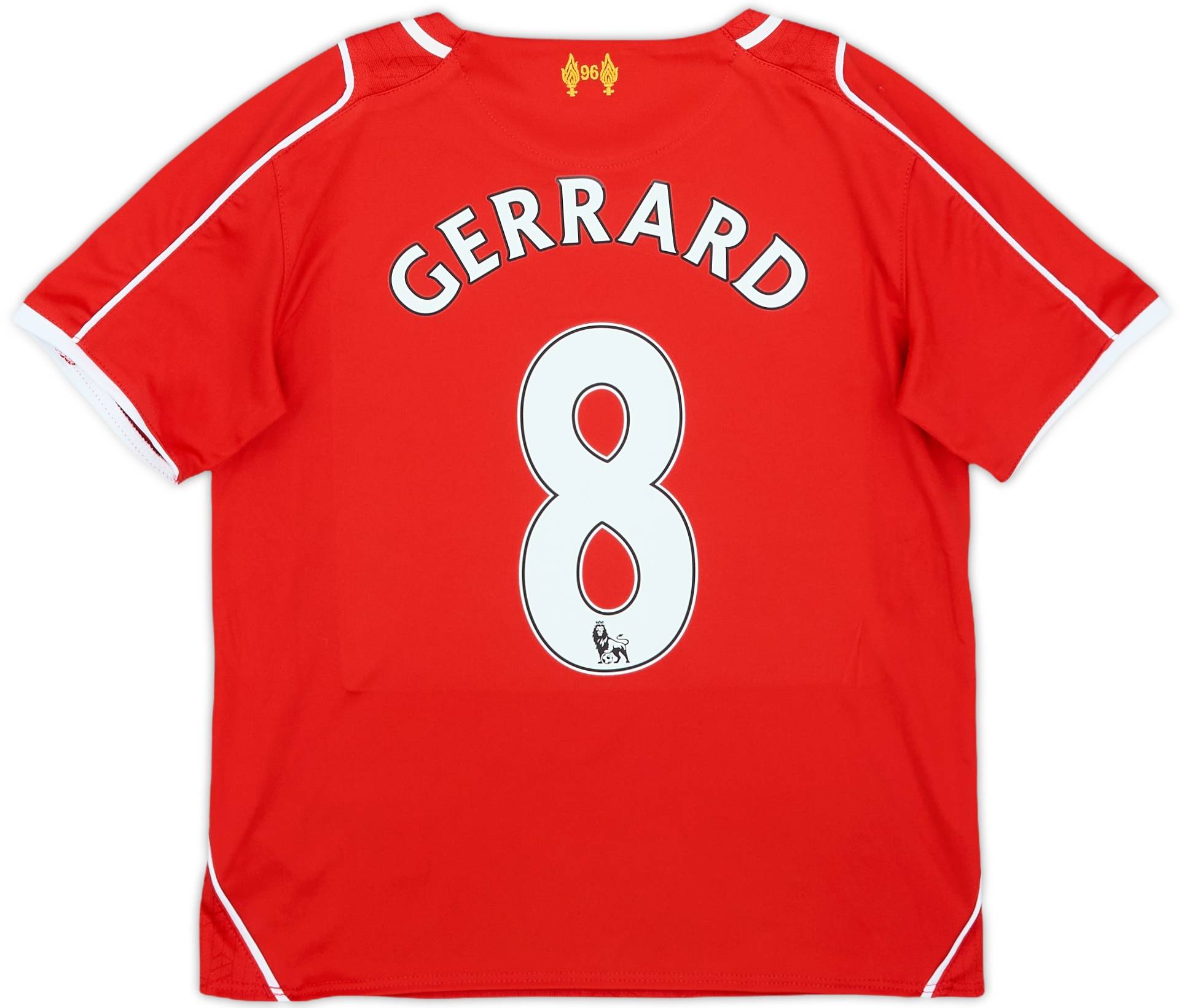 2014-15 Liverpool Home Shirt Gerrard #8