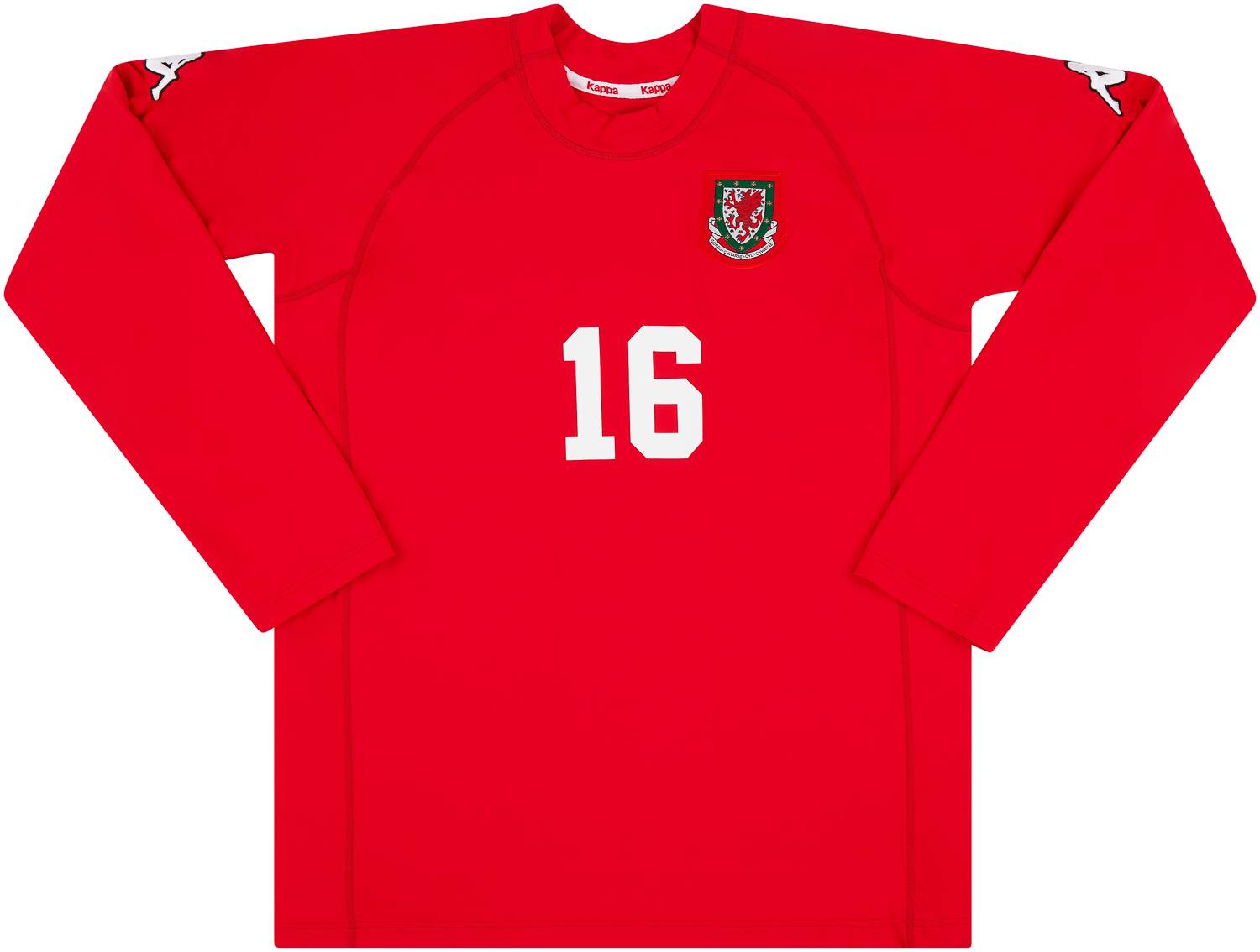 200001 Wales Match Issue Home L/S Shirt 16