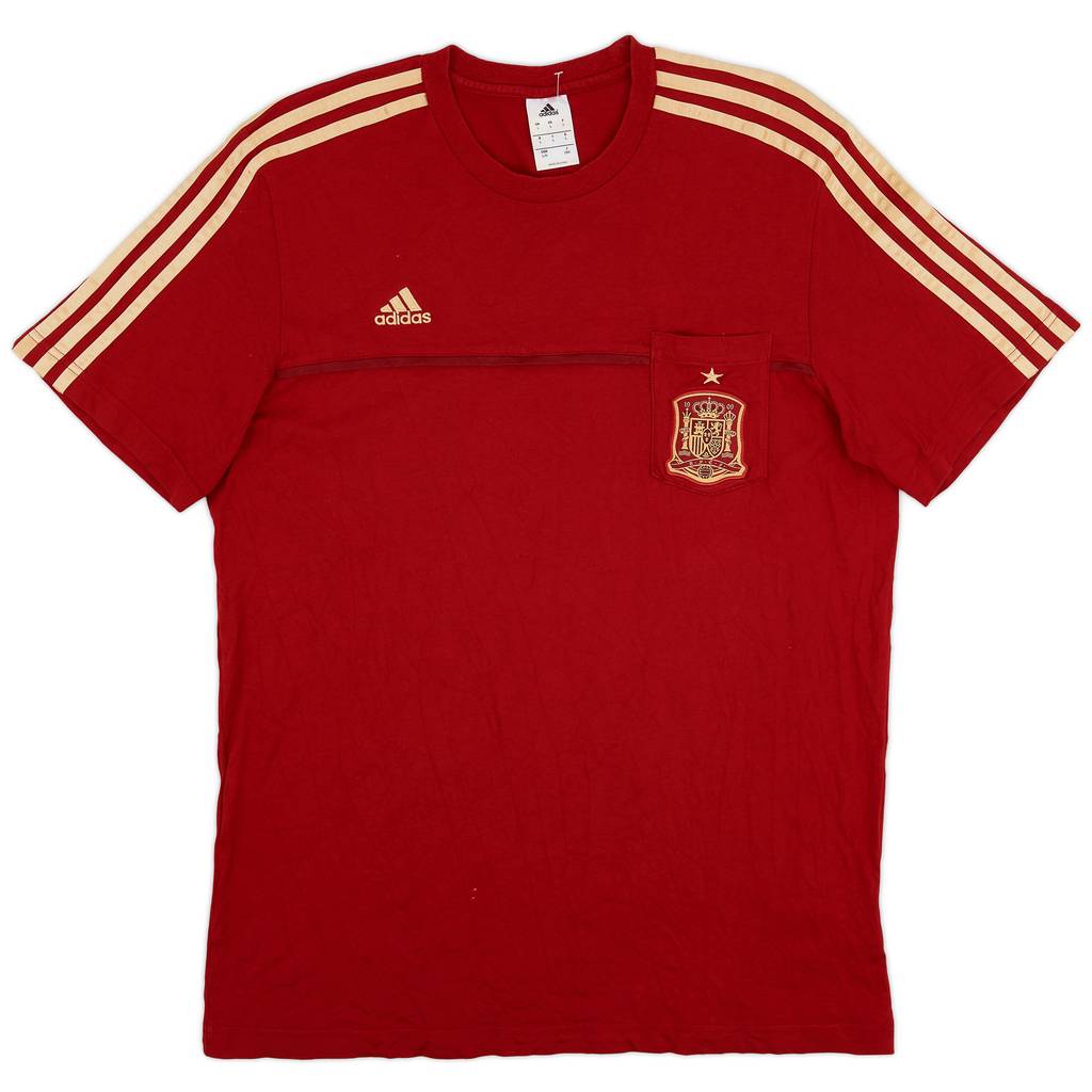 2013-14 Spain adidas Cotton Tee - 8/10 - (L)