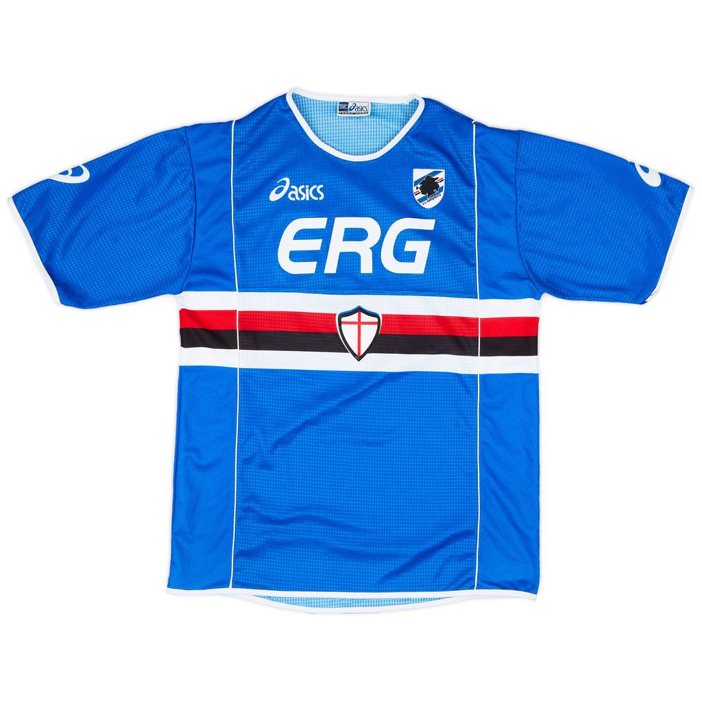 2002-03 Sampdoria Home Shirt - 9/10 - (XL)
