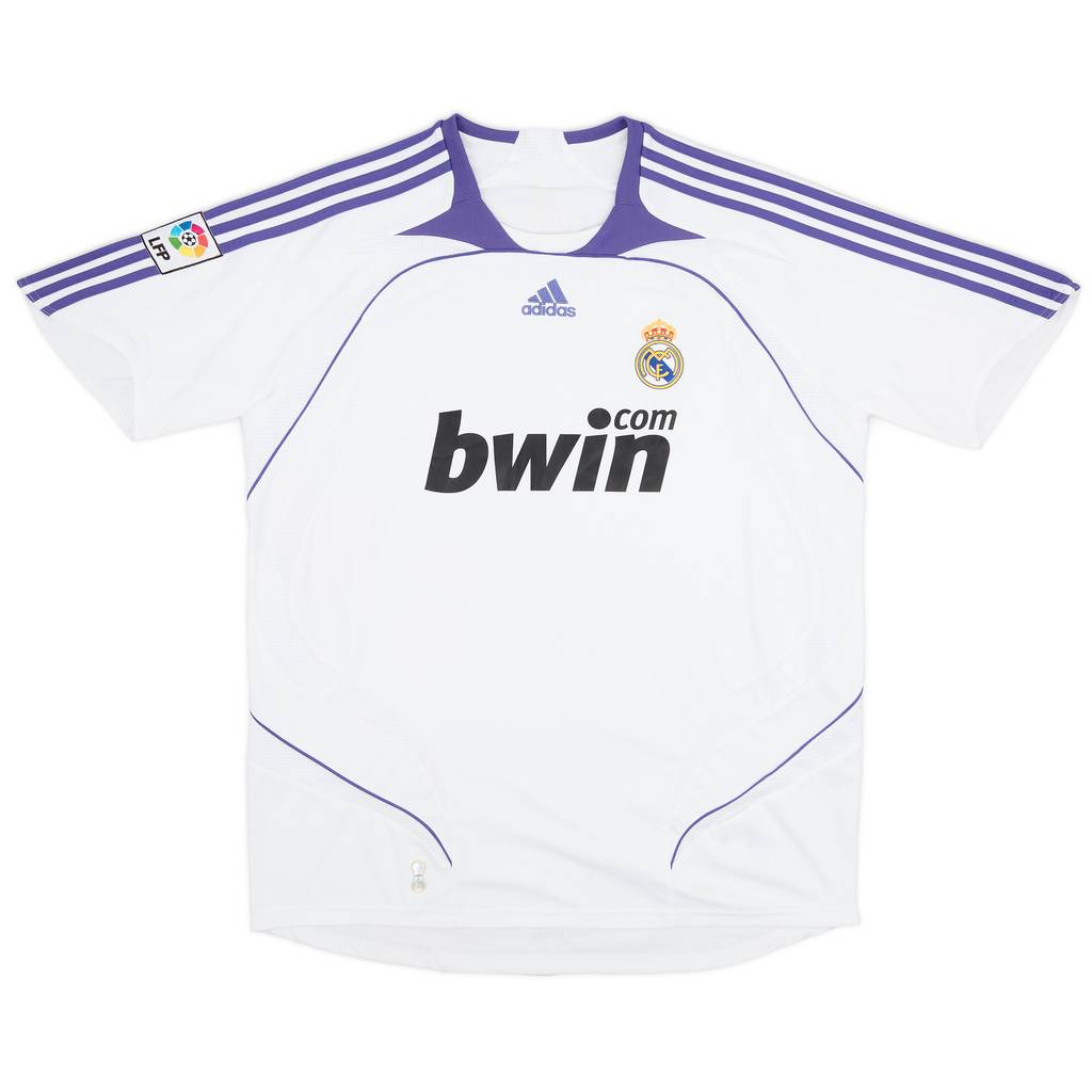 2007-08 Real Madrid Home Shirt - 6/10 - (XXL)