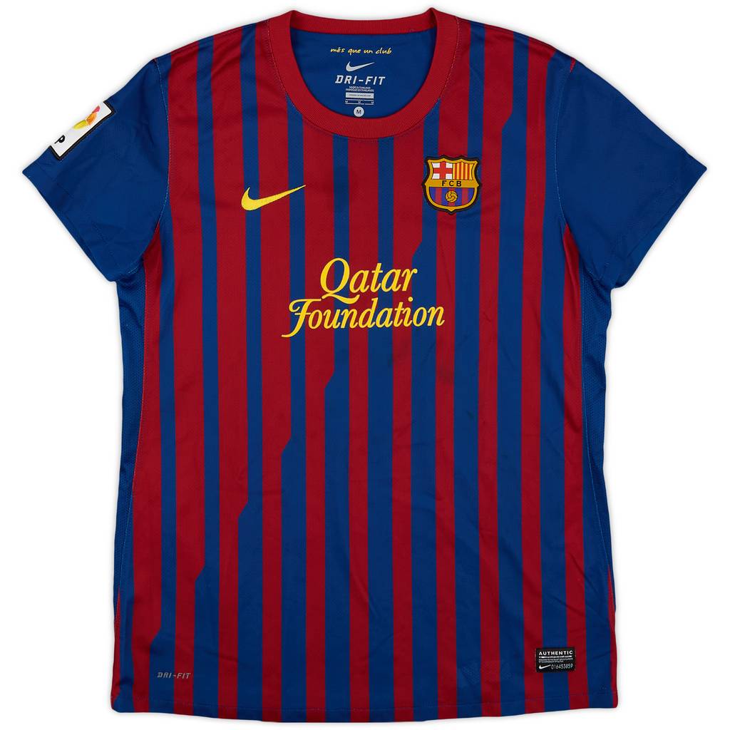 2011-12 Barcelona Home Shirt - 7/10 - (Women's M)