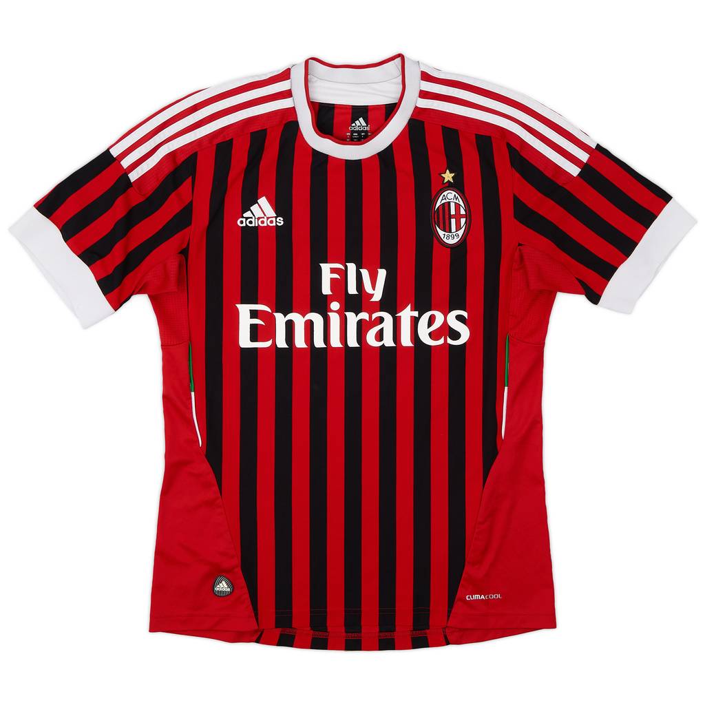 2011-12 AC Milan Home Shirt - 7/10 - (S)