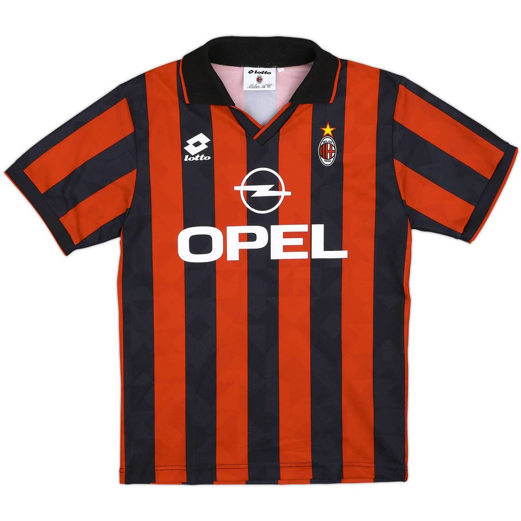 1995-96 AC Milan Home Shirt - 9/10 - (S)