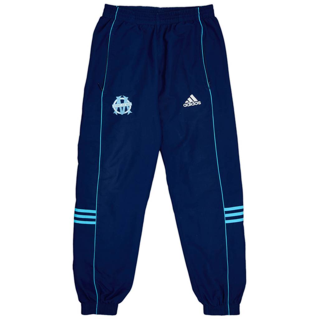 2000-01 Olympique Marseille adidas Track Pants/Bottoms - 6/10 - (L)