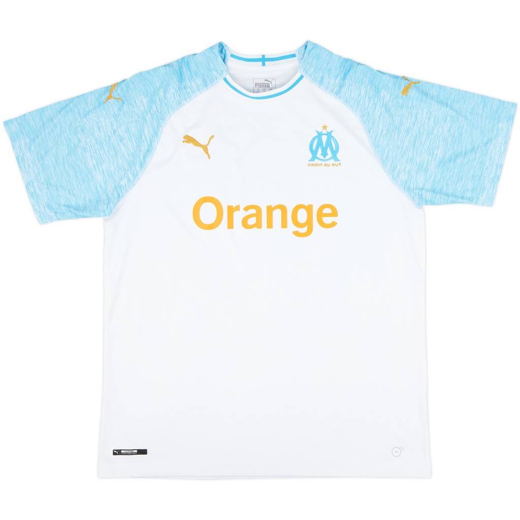 2018-19 Olympique Marseille Home Shirt - 7/10 - (XL)