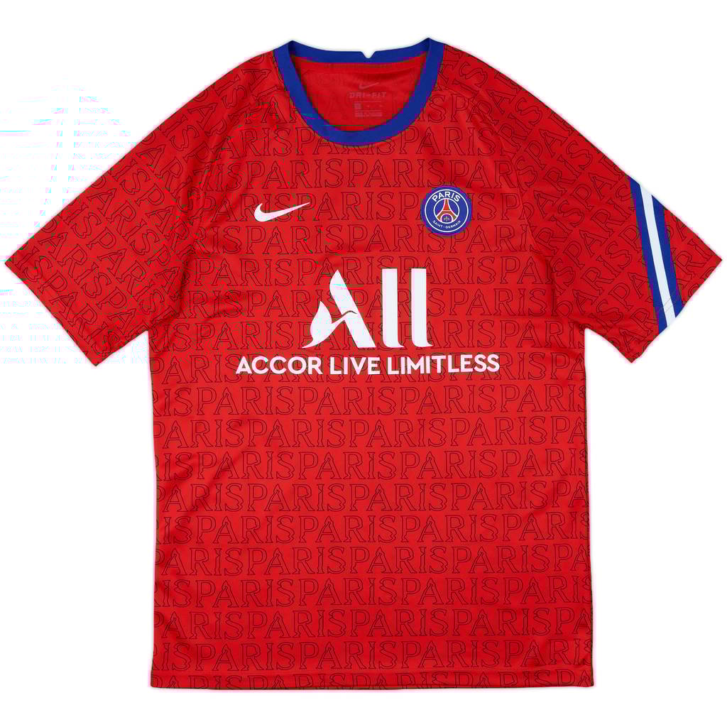 2020-21 Paris Saint-Germain Nike Training Shirt - 8/10 - (M)