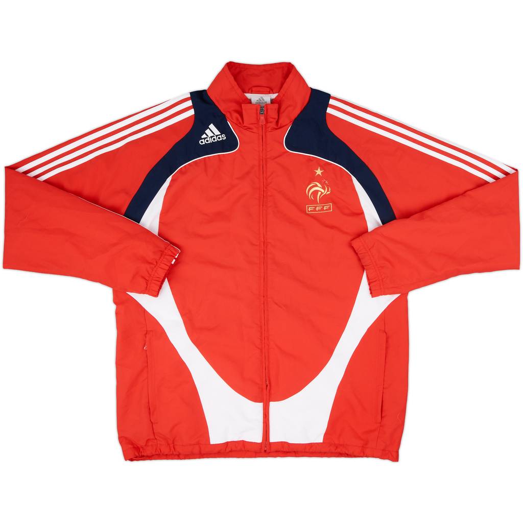 2008-09 France adidas Track Jacket - 8/10 - (L/XL)
