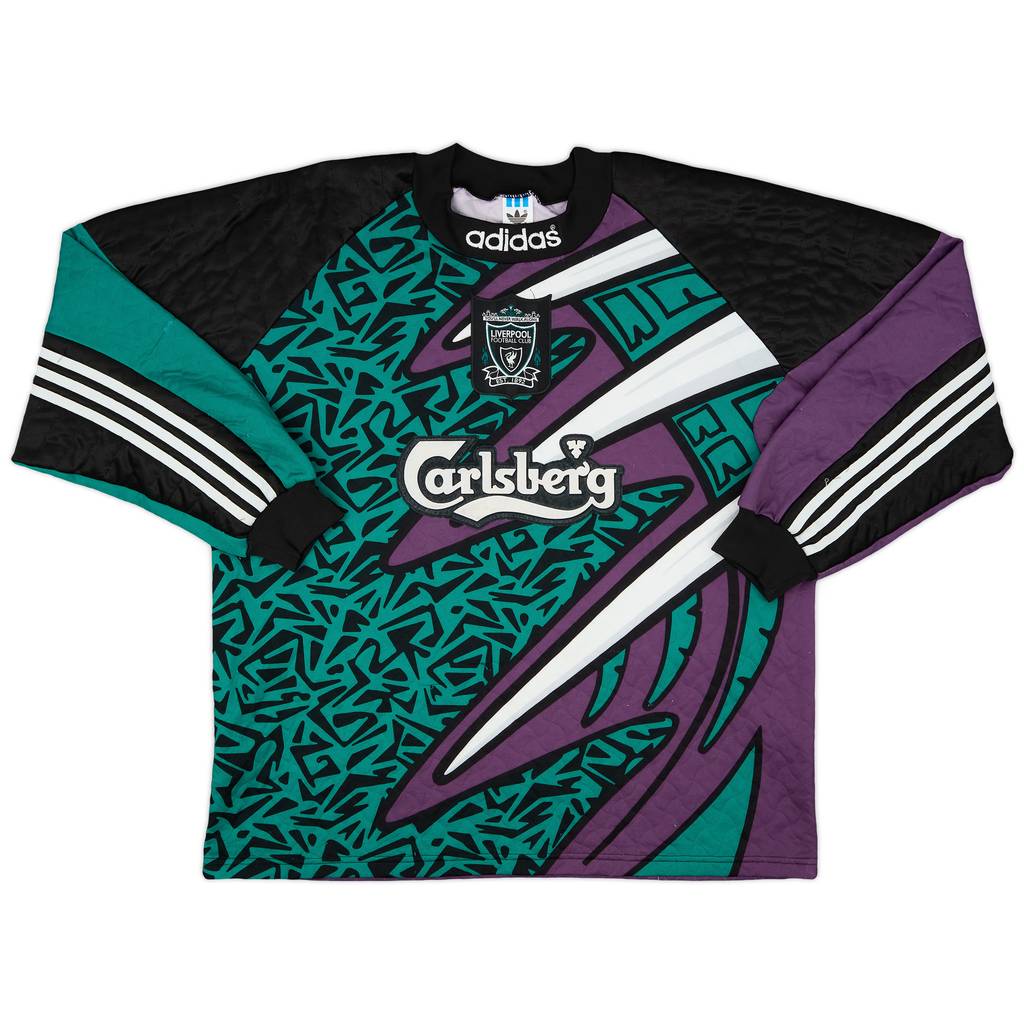1995-96 Liverpool GK Shirt - 6/10 - (L)