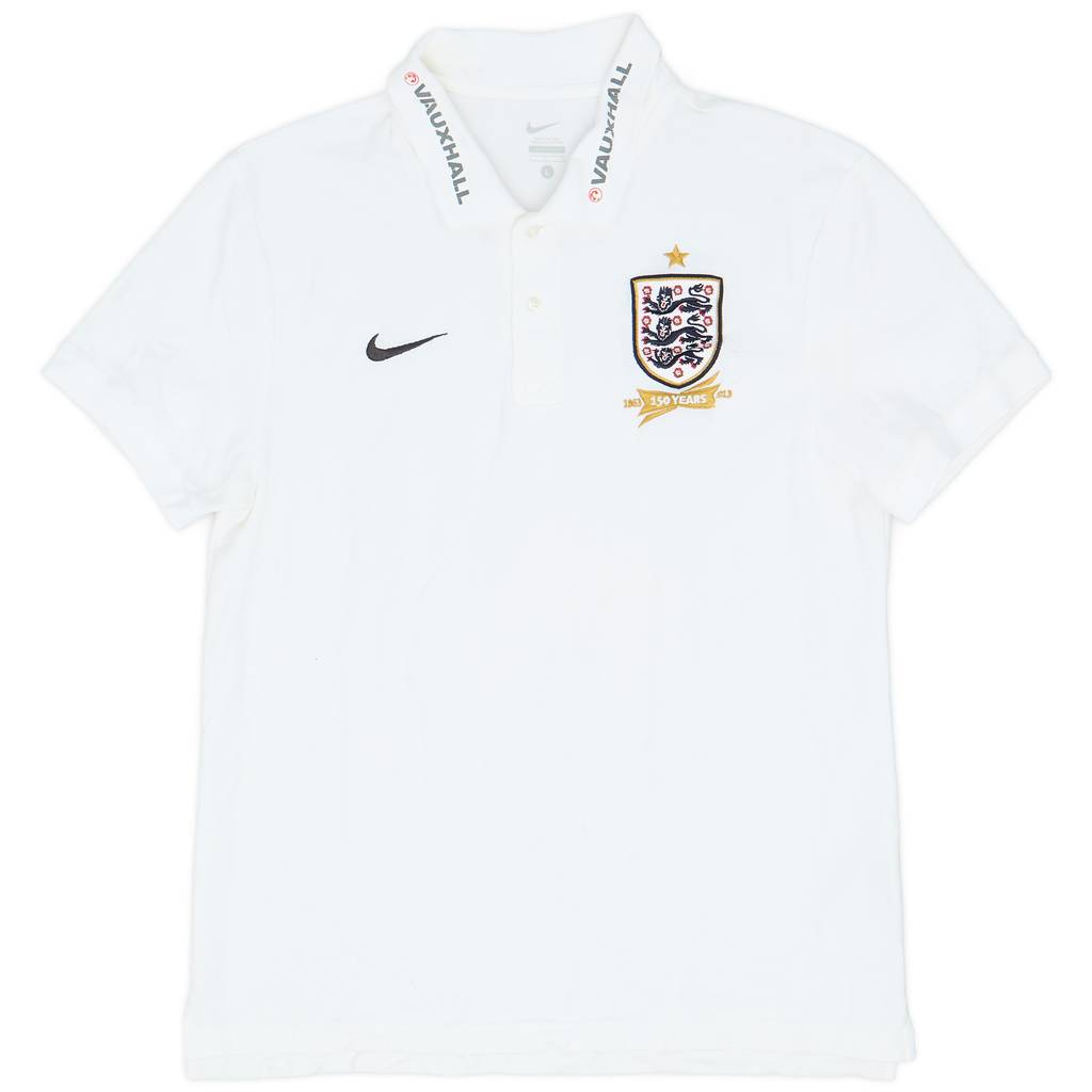 2013-14 England Nike Polo Shirt - 8/10 - (L)
