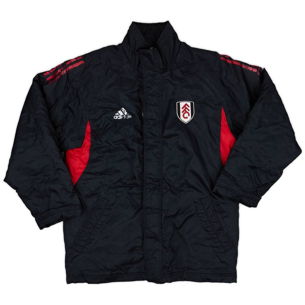 2001-02 Fulham adidas Padded Bench Coat - 4/10 - (S)