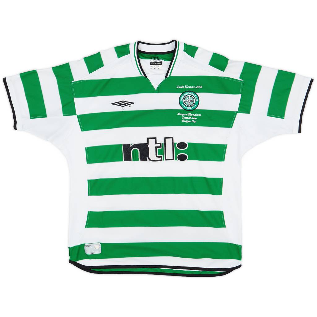 2001-03 Celtic Home Shirt - 5/10 - (XL)