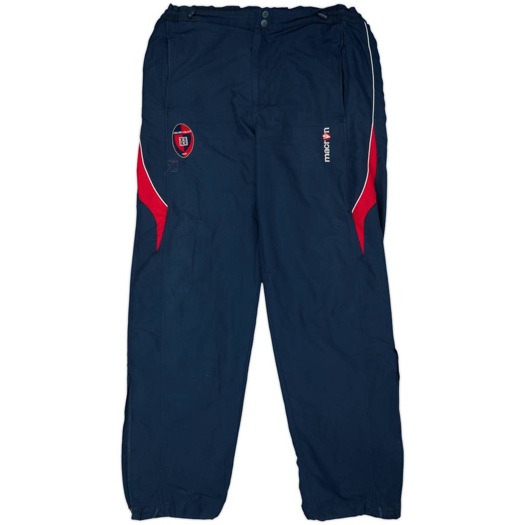 2009-10 Cagliari Macron Track Pants/Bottoms - 4/10 - (XL)