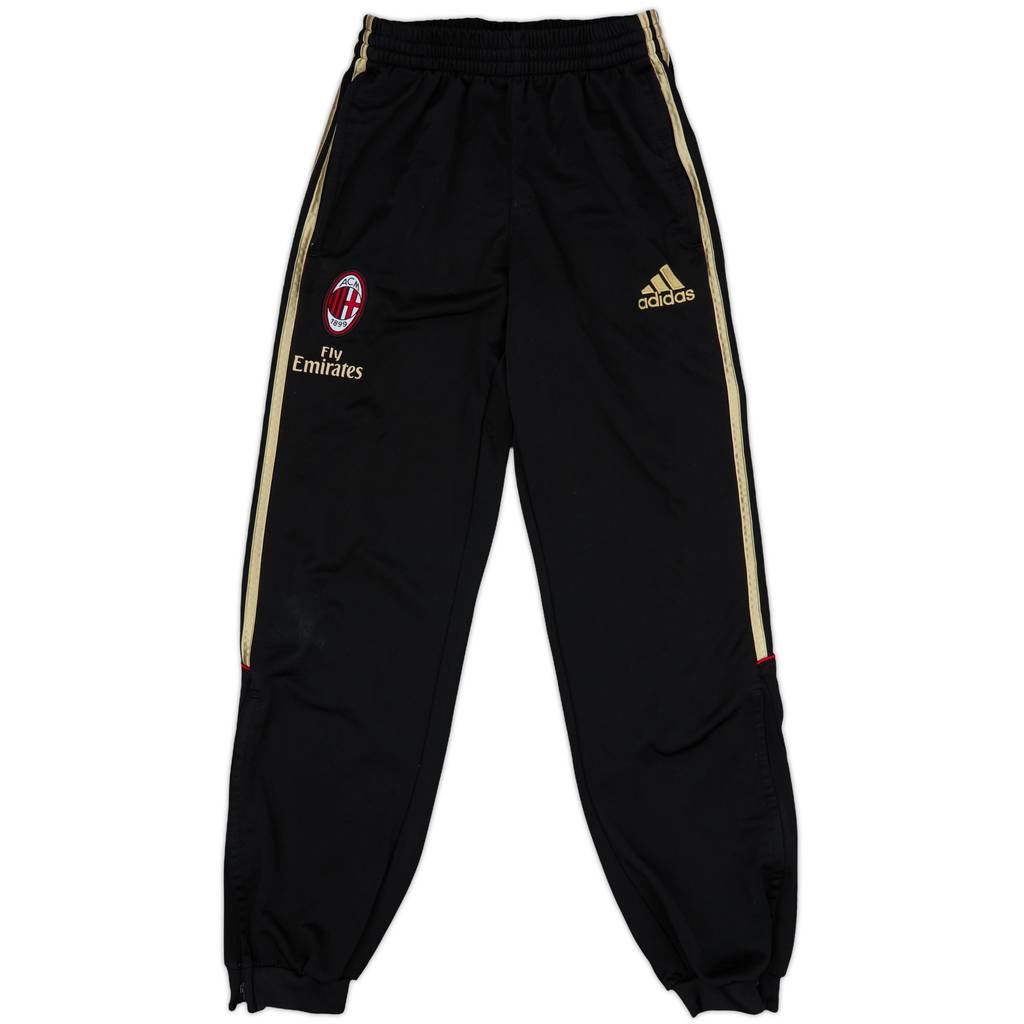 2010-11 AC Milan adidas Track Pants/Bottoms - 7/10 - (L.Boys)