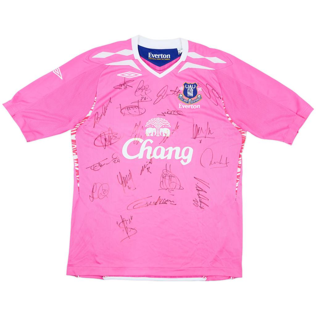 2008-09 Everton Limited Edition Squad Signed Shirt