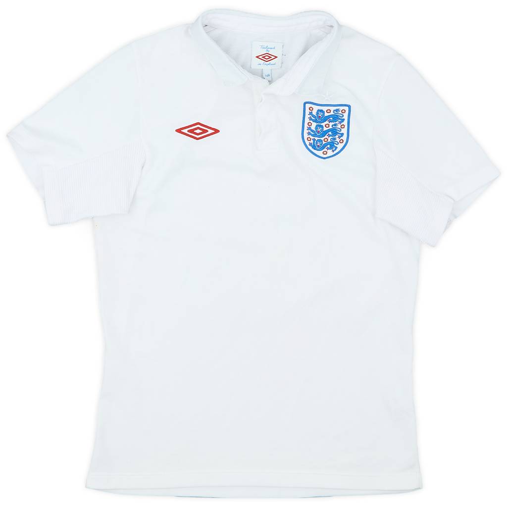 2009-10 England Home Shirt - 6/10 - (M.Boys)
