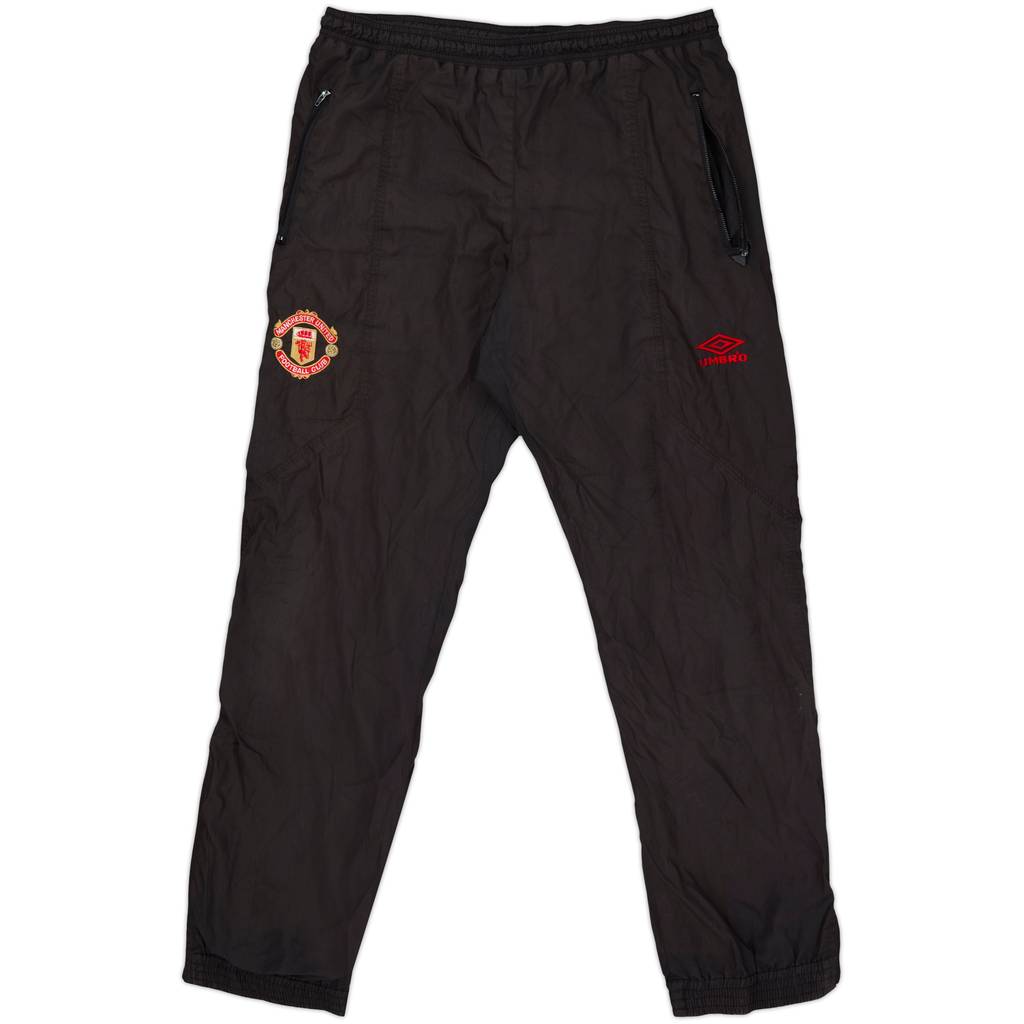 1993-95 Manchester United Umbro Track Pants/Bottoms - 4/10 - (L)