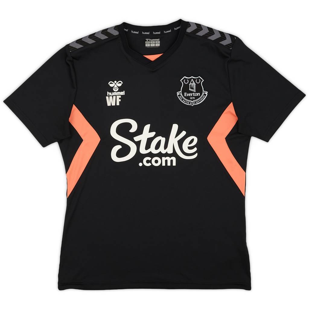 2020-21 Everton Staff Issue Hummel Training Shirt WF' - 8/10 - (M)