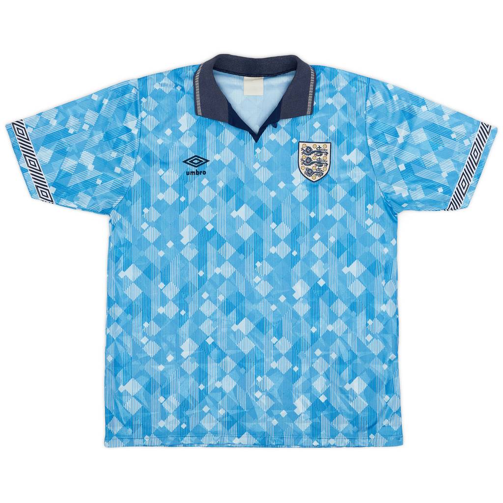 1990-92 England Third Shirt - 8/10 - (L)